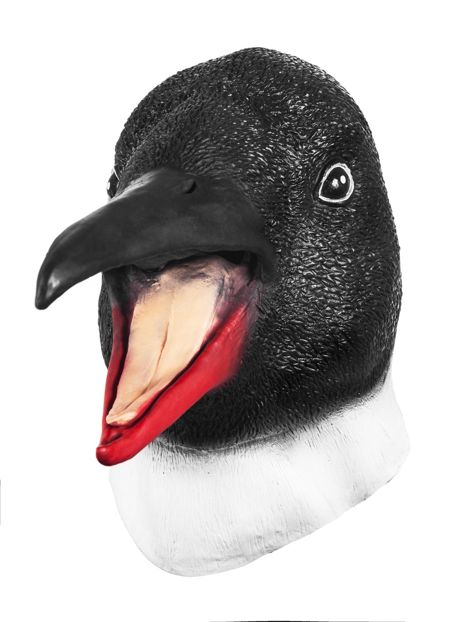 Metamorph Verkleidungsmaske Pinguin, Realistisch gestaltete Vollmaske