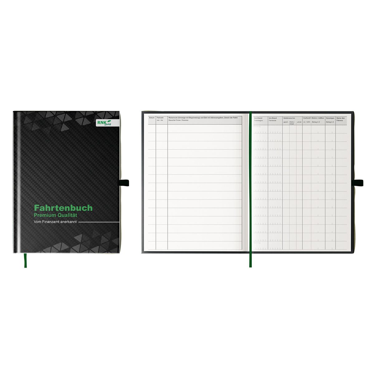 RNK Verlag Formularblock Fahrtenbuch Premium für Pkw - A5.