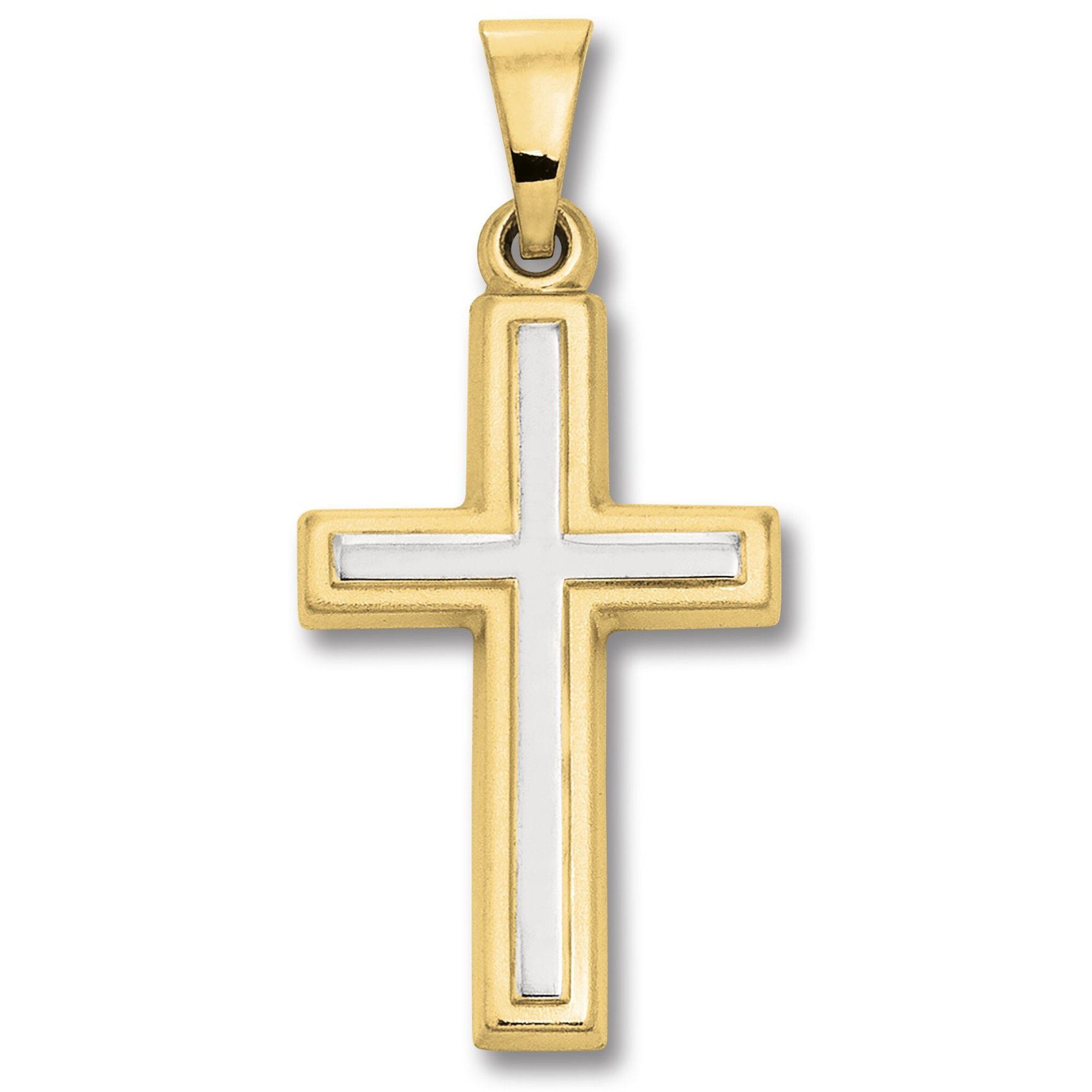 Kettenanhänger Kreuz Anhänger aus 333 Gelbgold