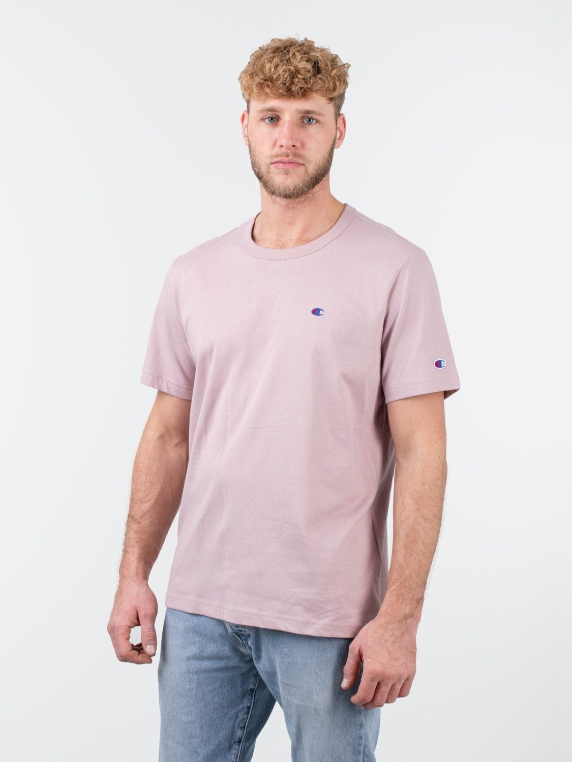 T-Shirt Champion Champion Crewneck Tee Rose