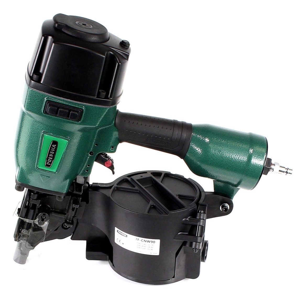 Prebena Druckluft-Nagler 7F-CNW90-S01 Druckluftnagler für Coilnägel Type CNW 45-90mm + Prebena