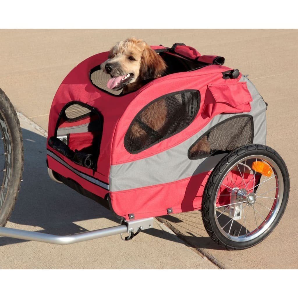 PetSafe Hundebuggy »Fahrradanhänger für Hunde Happy Ride M Rot«