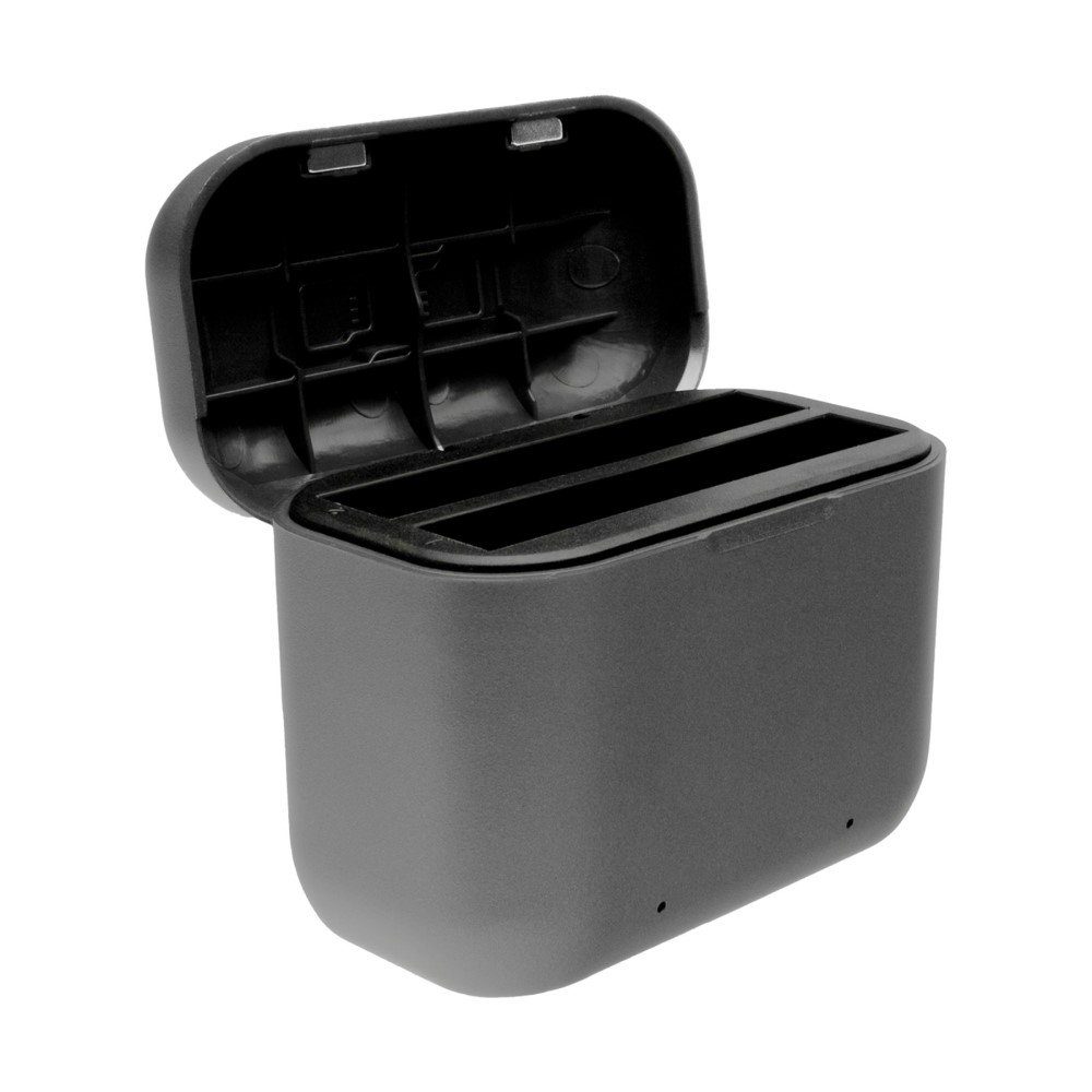 Patona Dual Ladebox für Insta 360 ONE X3 Kamera-Ladegerät (750,00 mA, 1-tlg., CINAQBT/A inkl. USB-C Kabel)