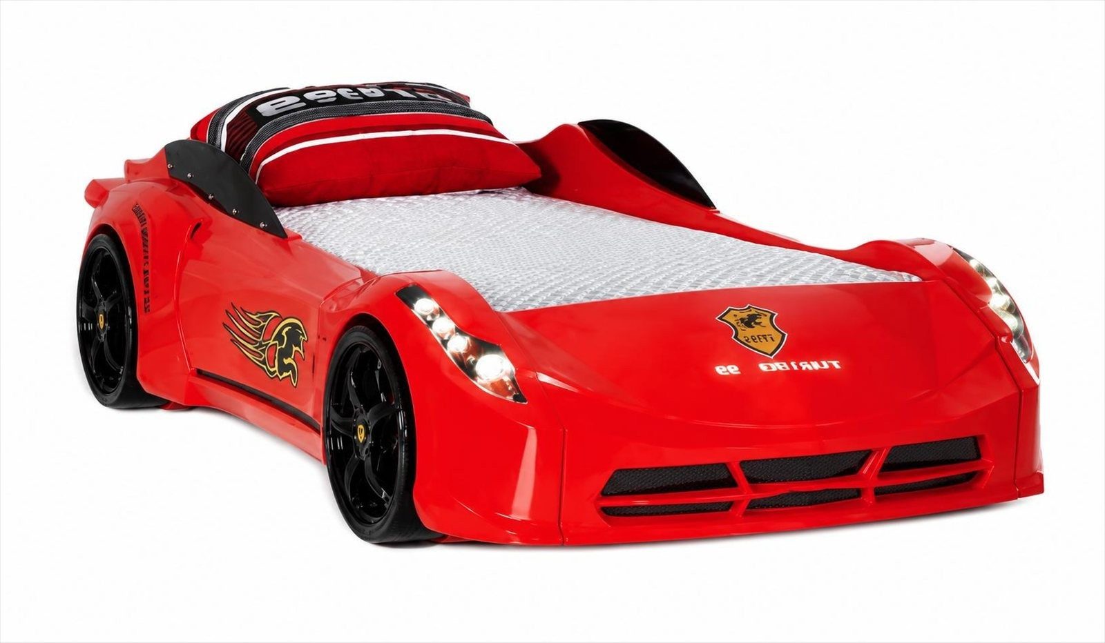 Xlmoebel Autobett Rennwagen Autobett Kinderbett Sportwagen Racer Turbo Bett