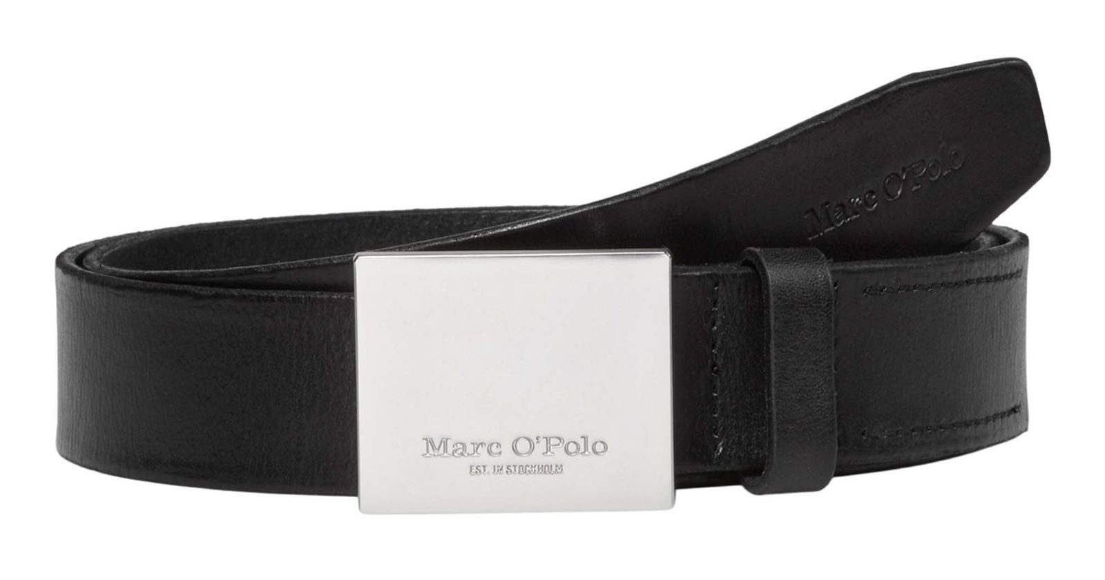 Marc O'Polo Ledergürtel Leather Belt aus echtem Rindsleder günstig online kaufen