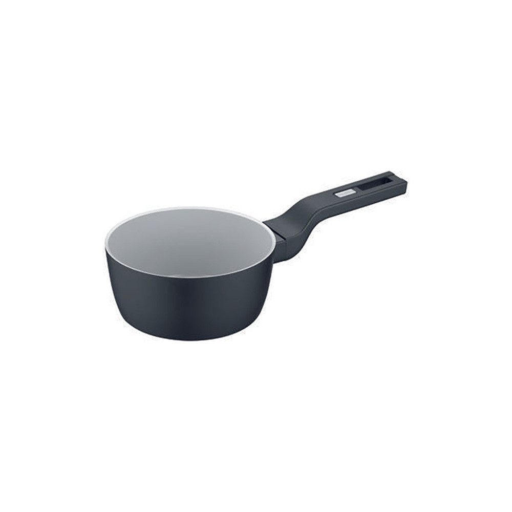 Berndes Kasserolle b.clever Stieltopf 16cm (ohne Deckel), Aluminium, recycelt aus Dosen