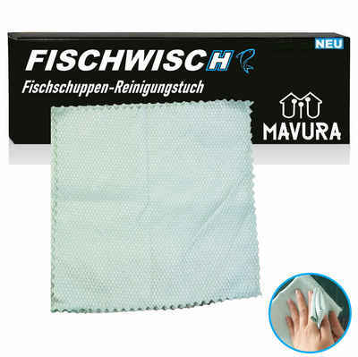 MAVURA Spültuch FISCHWISCH Fischschuppen Tuch Haushaltstuch Putztuch Putzlappen, Mikrofaser Reinigungstuch Glas