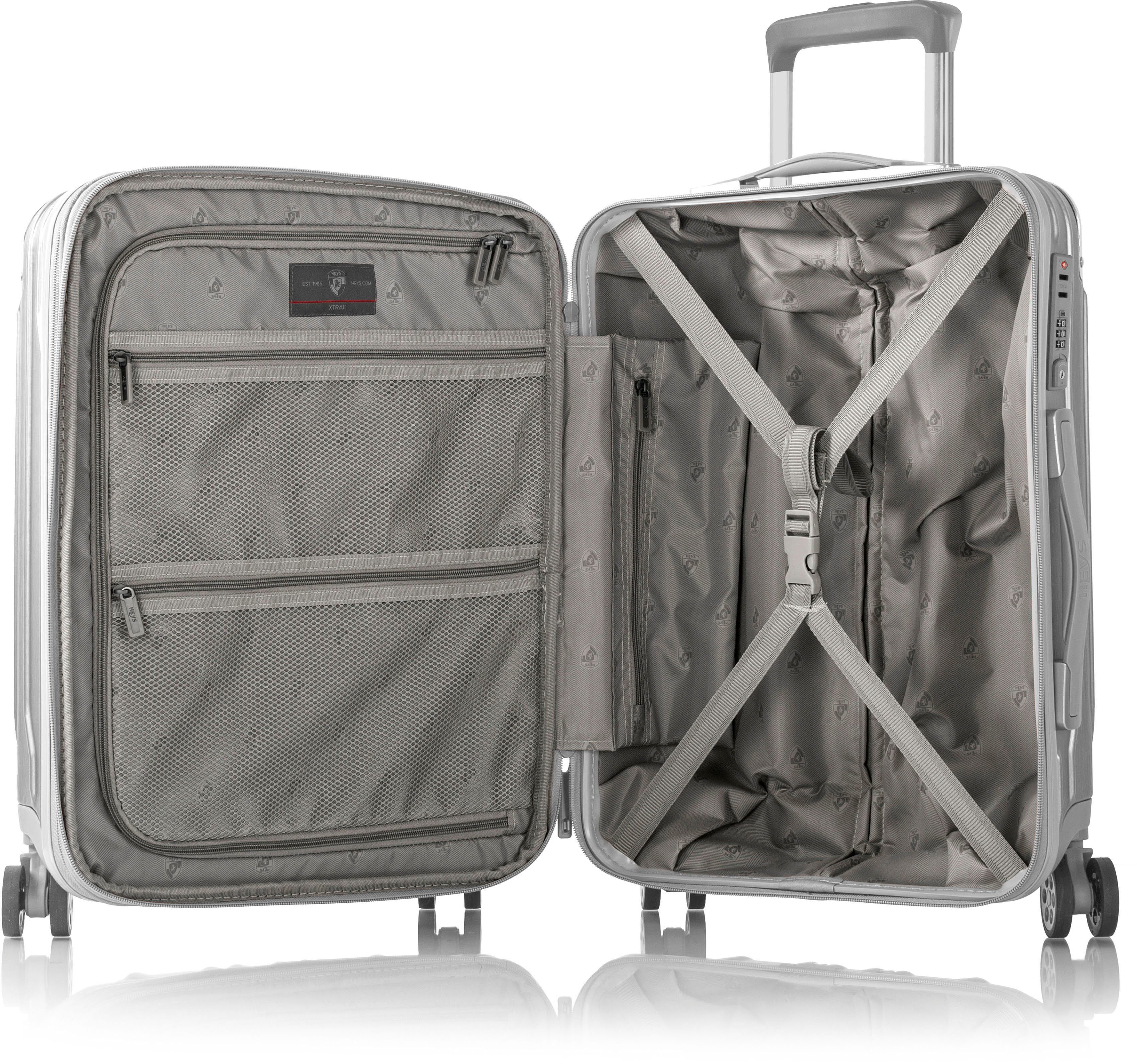 Heys Hartschalen-Trolley Xtrak, in verschiedenen Farben und Größen, 4 Rollen, Heys Handgepäck-Koffer TSA Schloss Volumenerweiterung