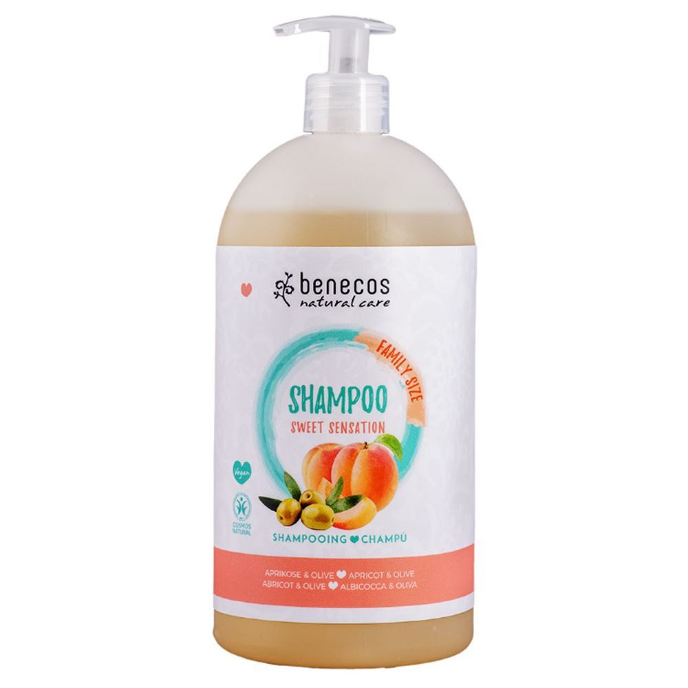 Benecos Haarshampoo Aprikose & Olive - Shampoo Sweet Sensation 950ml
