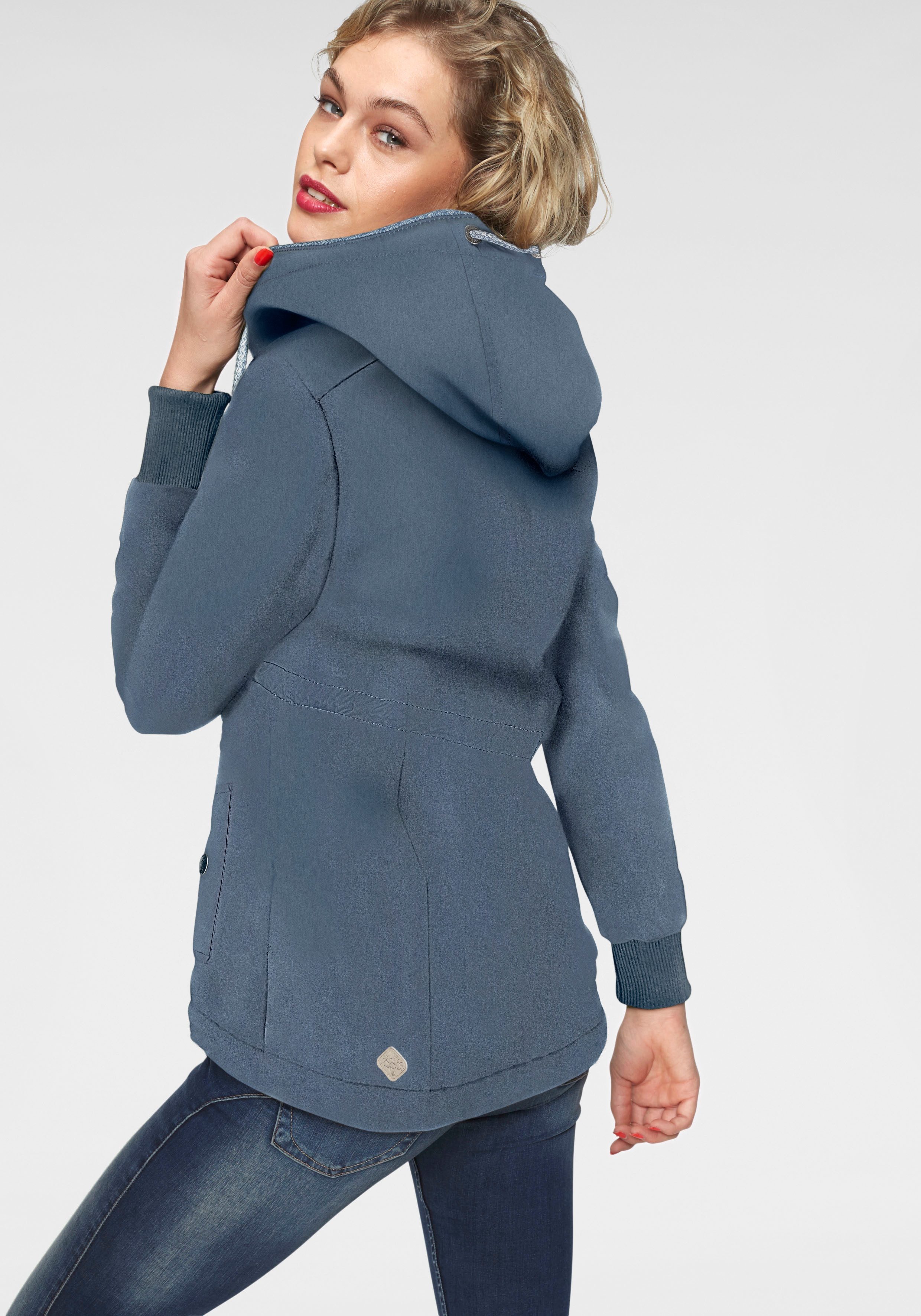Ragwear Outdoorjacke DANKA Urban Streetwear- Übergangs-Style mit Kapuze