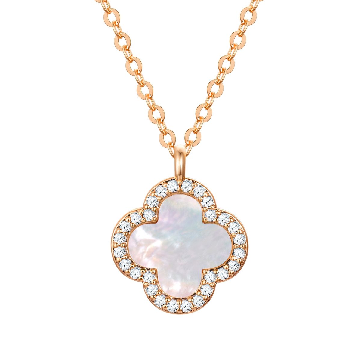 Lulu & Jane Collier Kleeblatt gelbgold