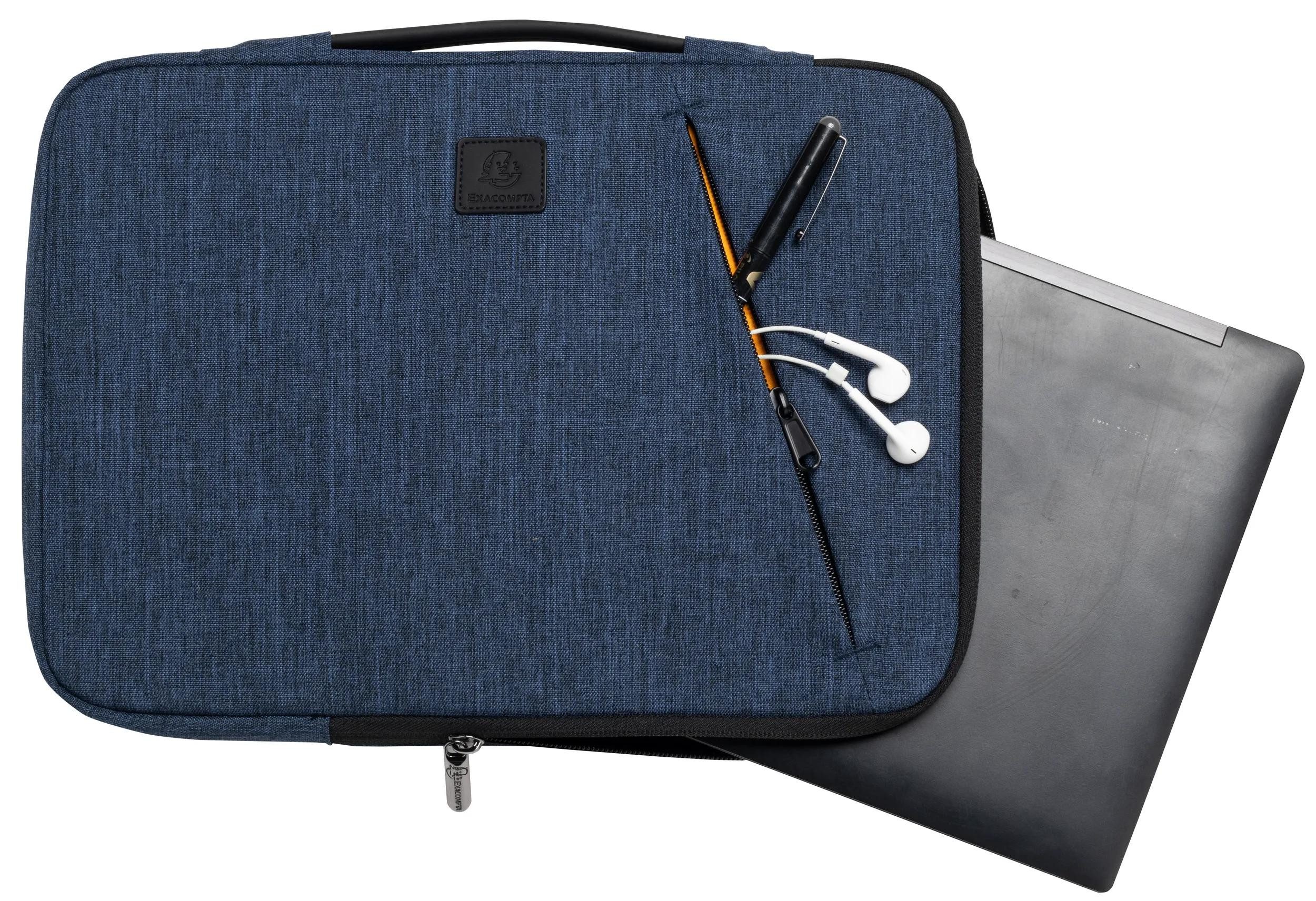 EXACOMPTA Laptoptasche Laptophülle 13-14'' Business - Blau - 17122E, Businesstasche