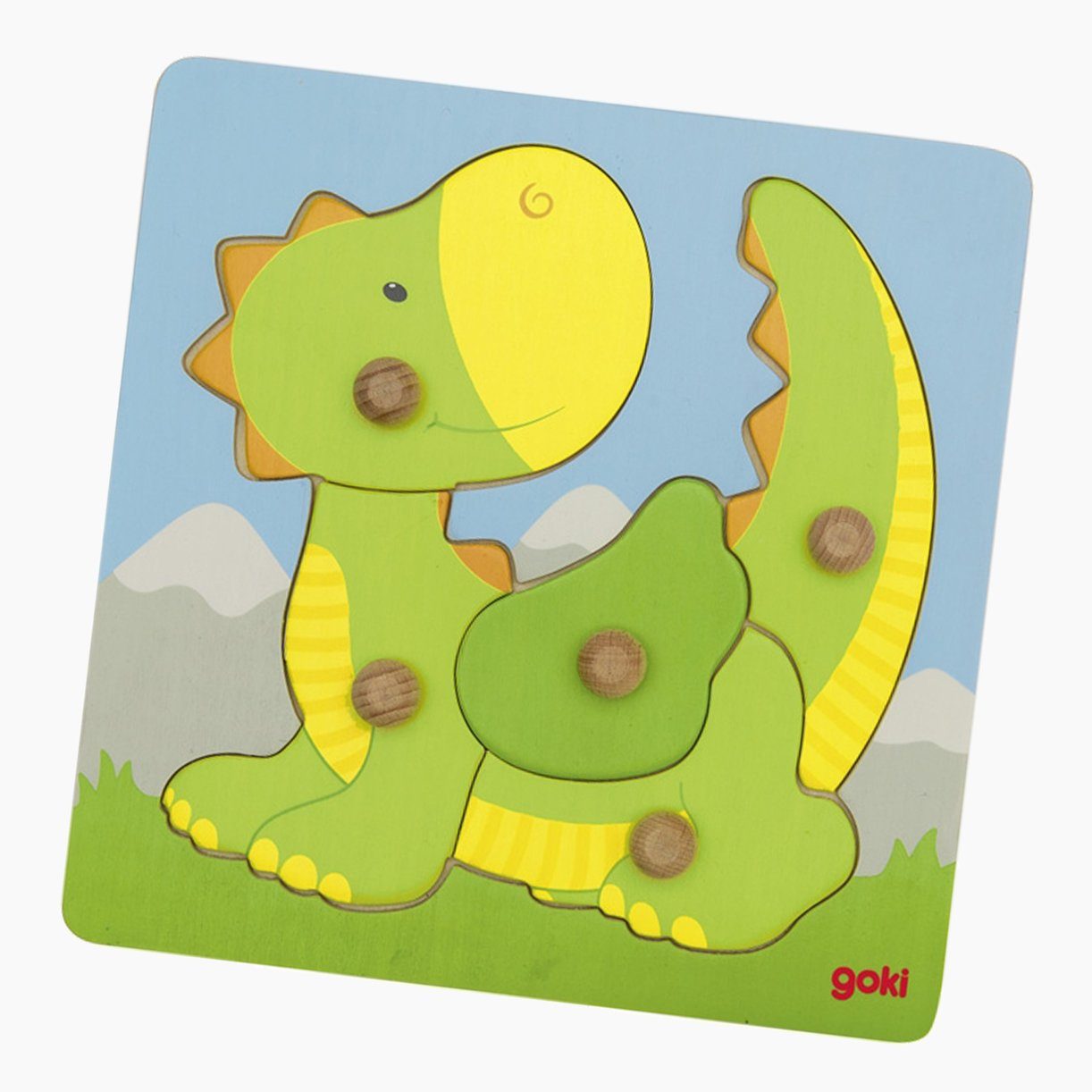 Konturenpuzzle Puzzle Drache