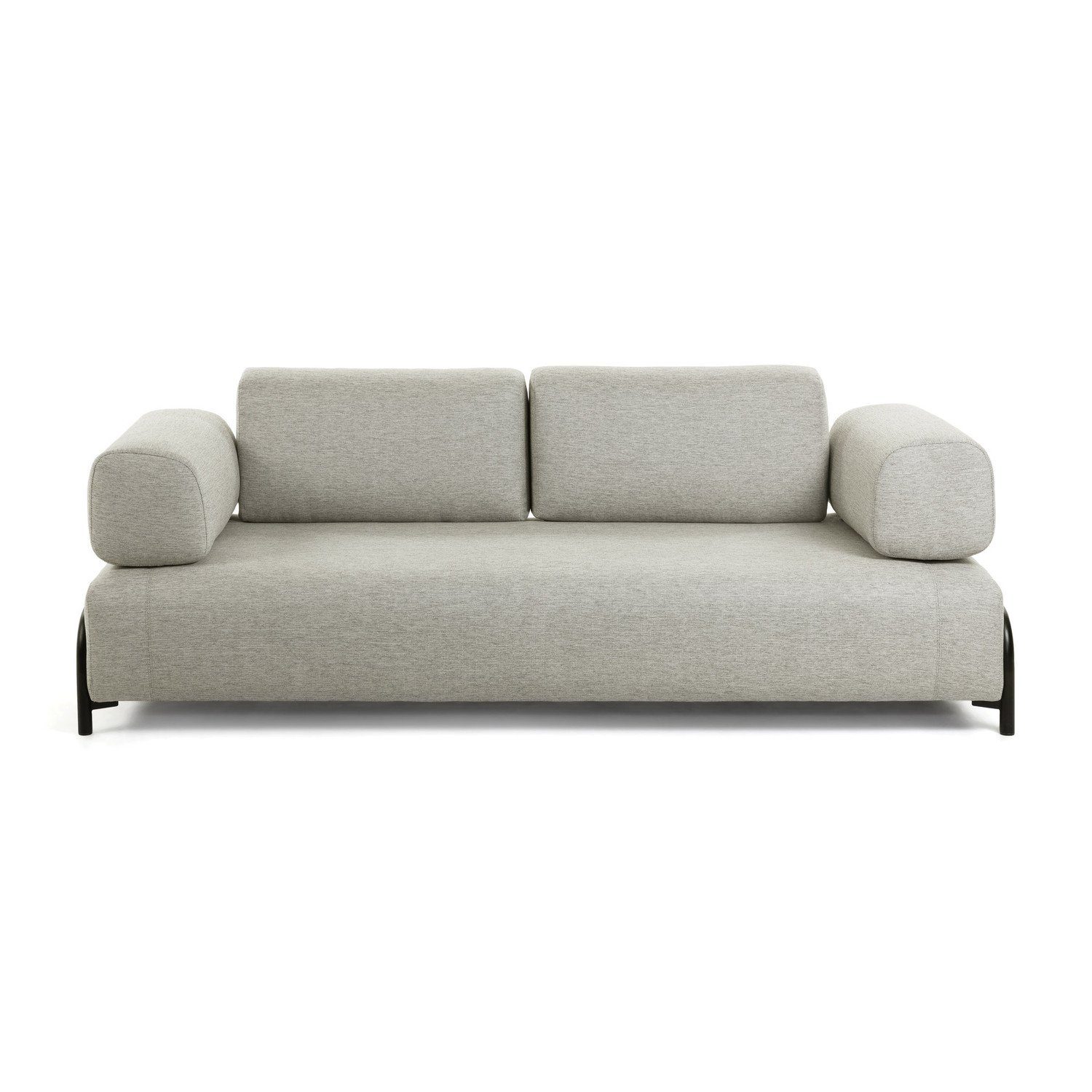 Natur24 Sofa Sofa Compo 3-Sitzer beige 232cm Couch