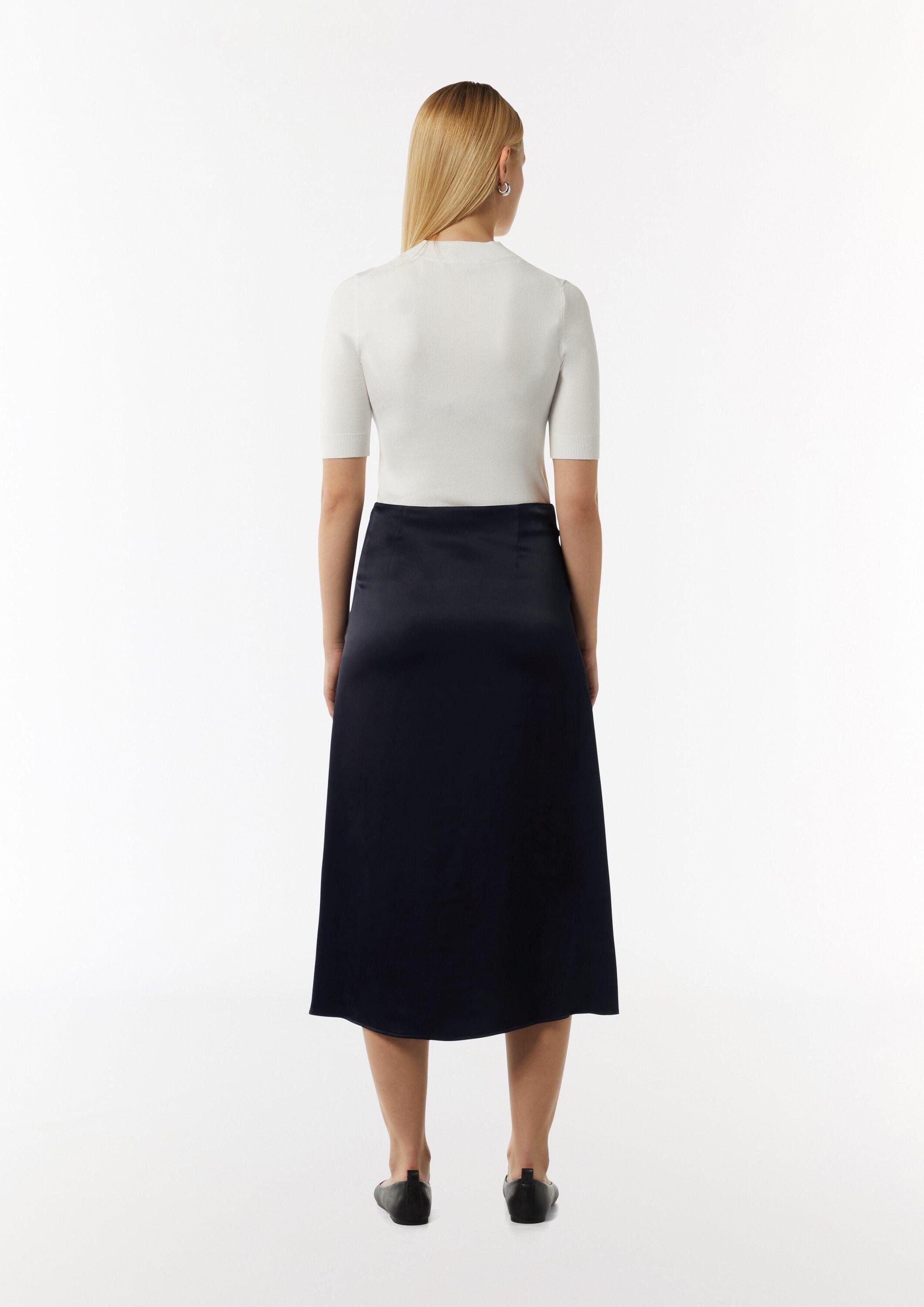 comma Midirock Rock Midi-Rock aus Satin