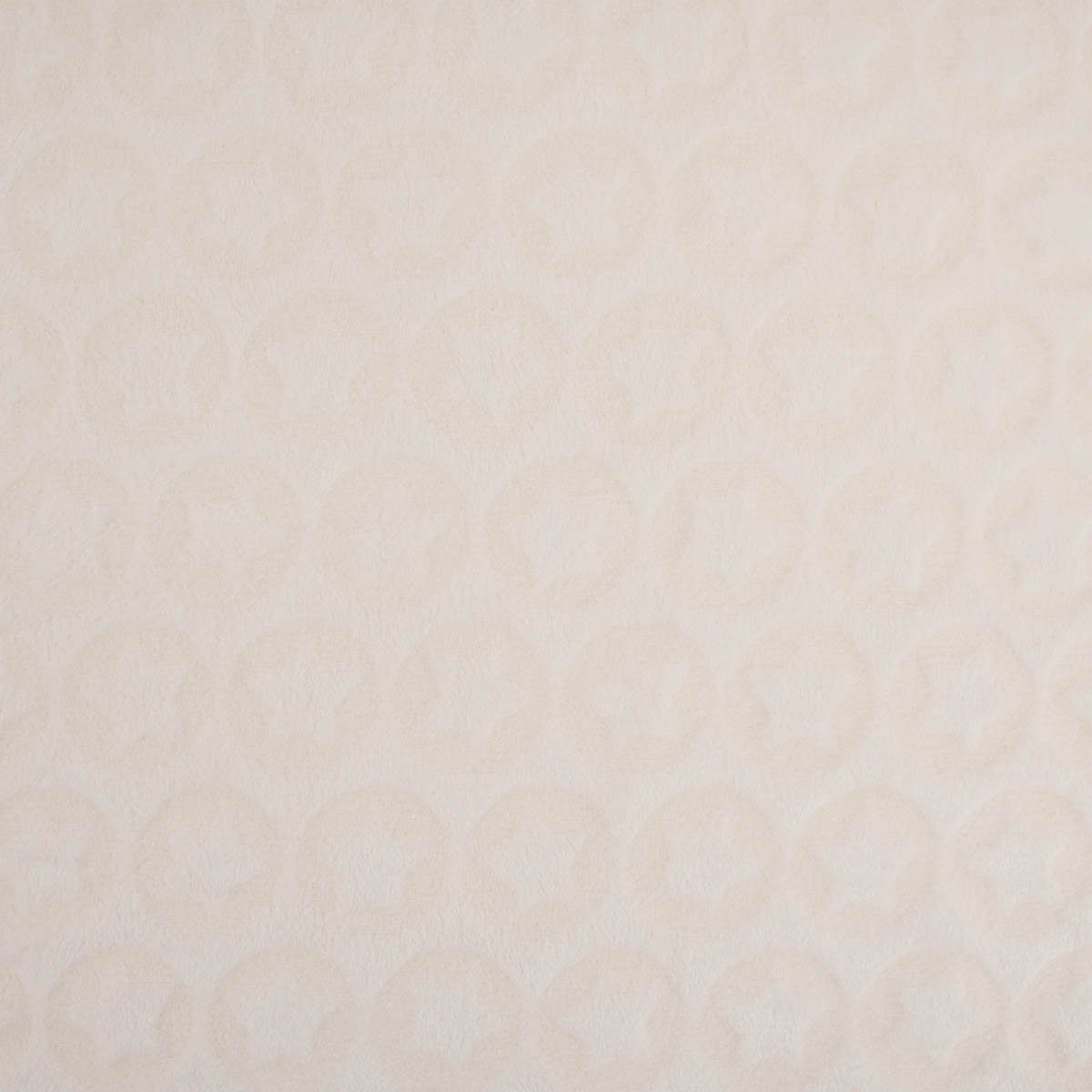 Thumbnail - SCHÖNER LEBEN. Stoff Wellness Fleece Relief Sterne einfarbig creme 1,5m Breite, pflegeleicht