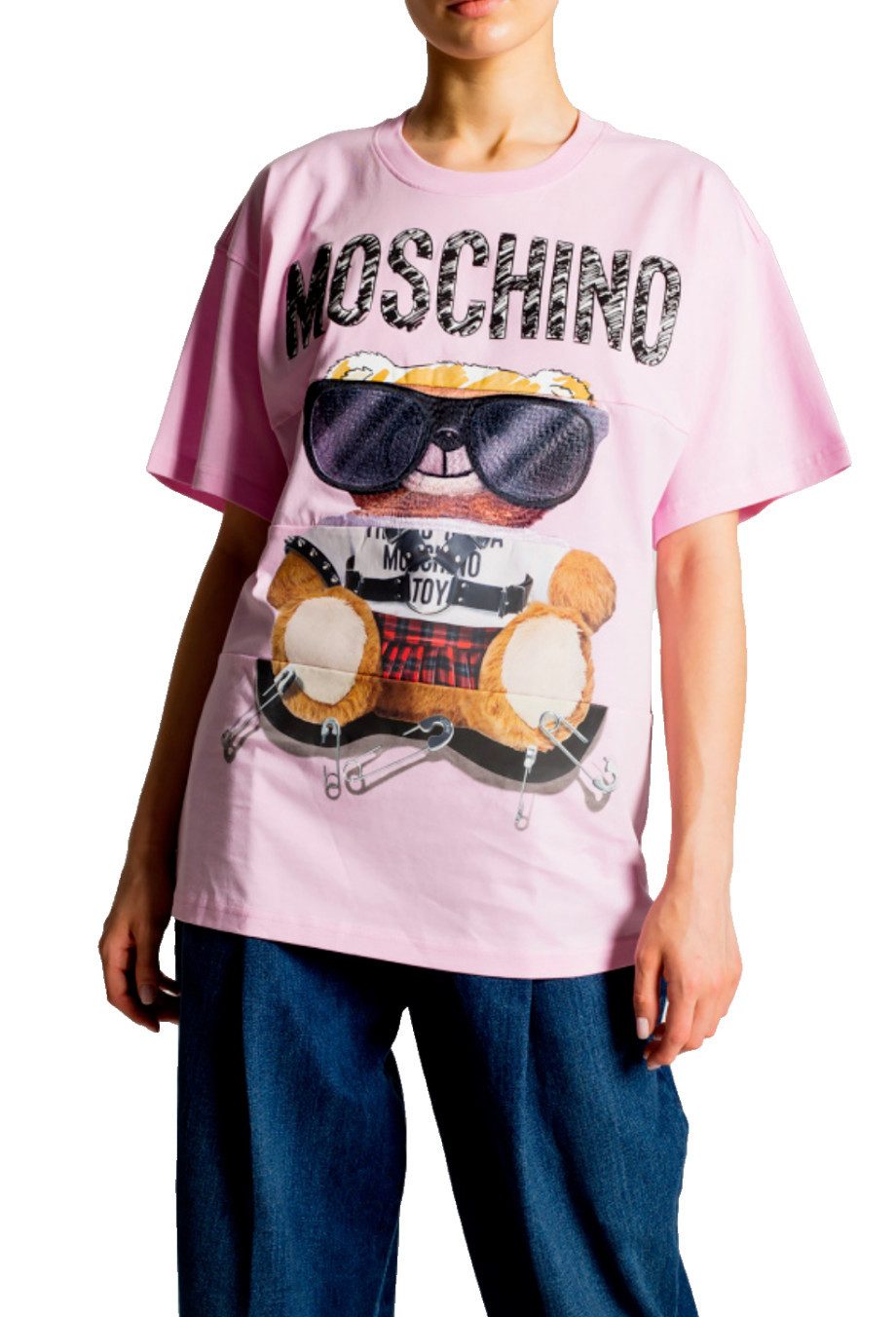 Moschino T-Shirt Teddy Bear Oversize T-shirt Loose Fit Teddybär Bär Top