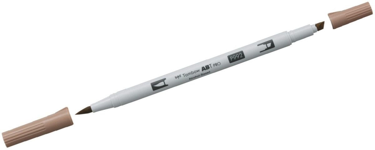 Filzstift Dual-Fasermaler ABT Pro Keilspitze/Pinselspitze Alkoholbasis sand