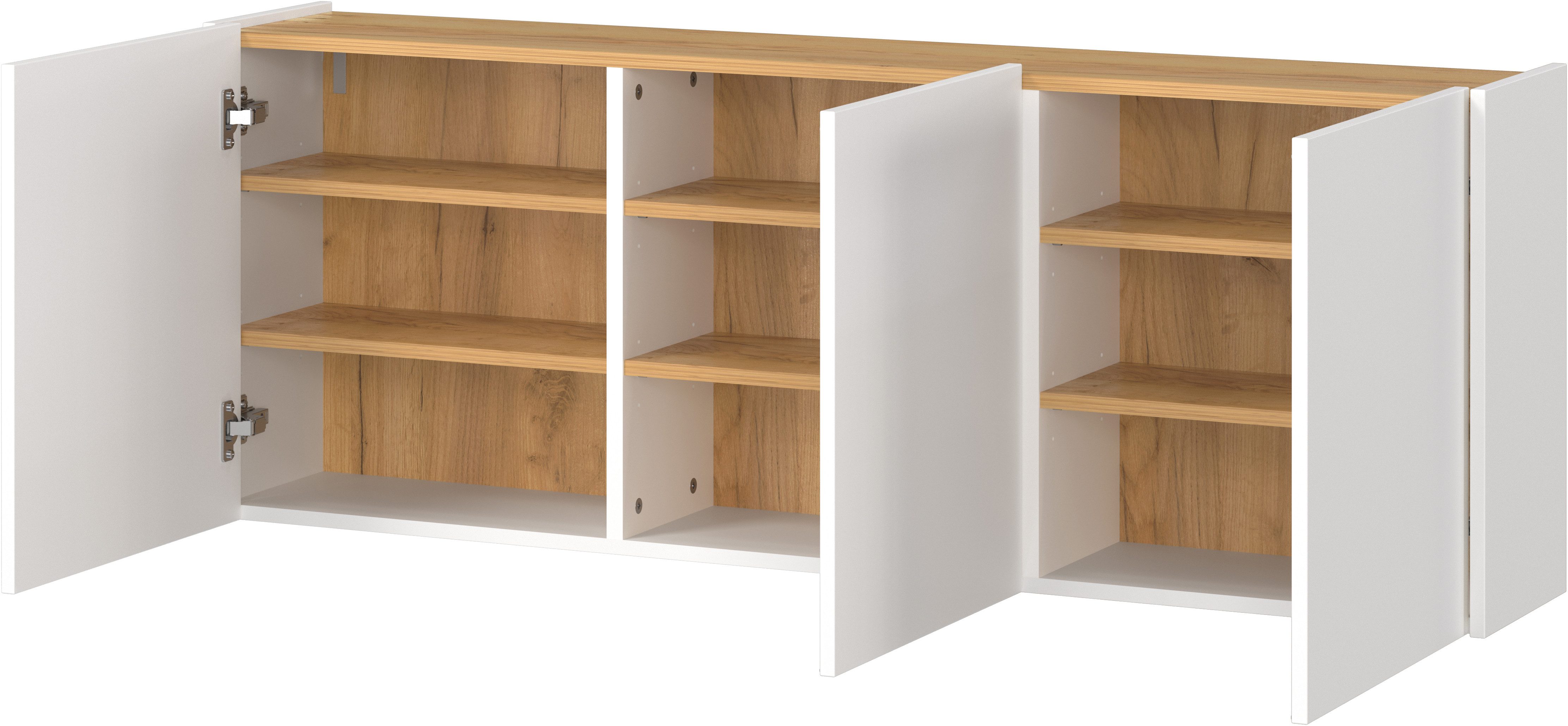 GERMANIA Schuhschrank Lomeno Flurschrank, Soft-close, verstellb. Böden, in 3 Höhen, 2- oder 3-türig – Bild 5 von 5