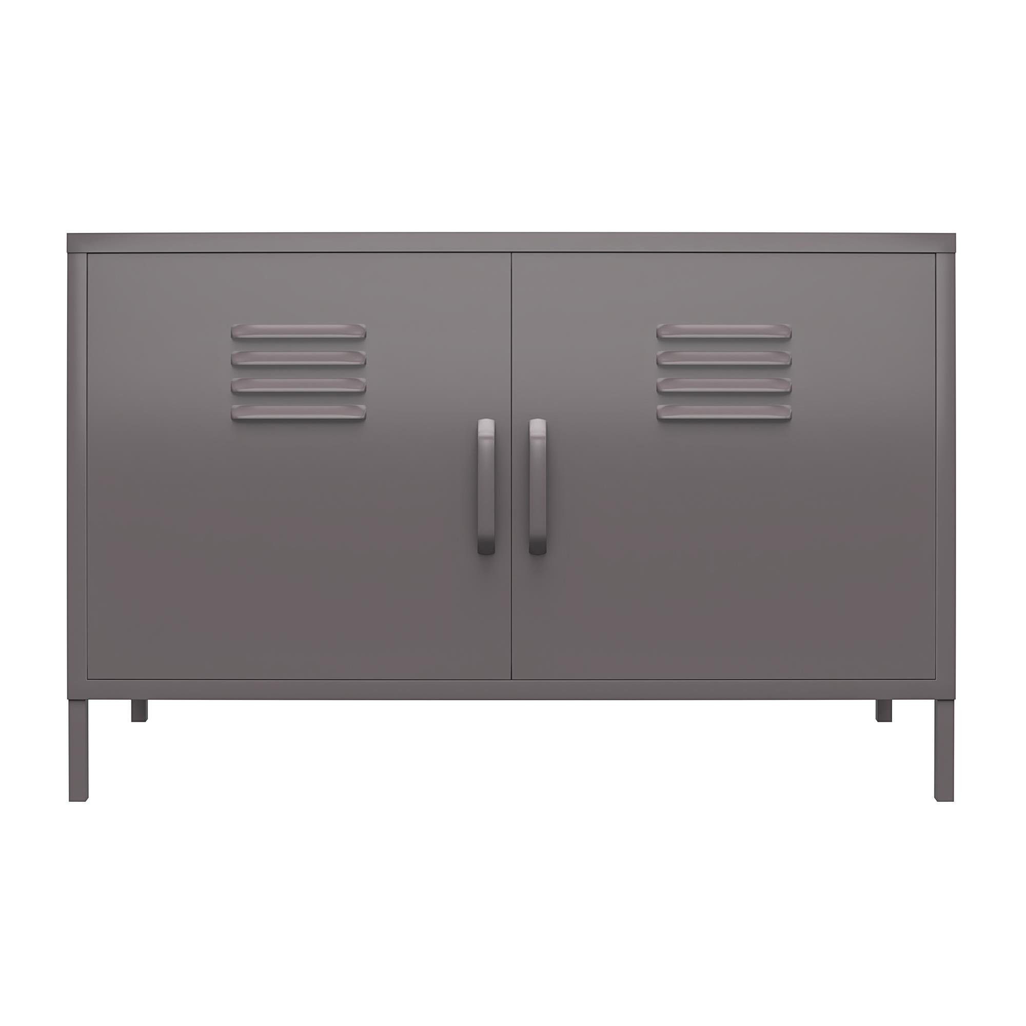 loft24 Sideboard Bradford, Spint Schrank aus Metalll mit 2 Türen günstig online kaufen