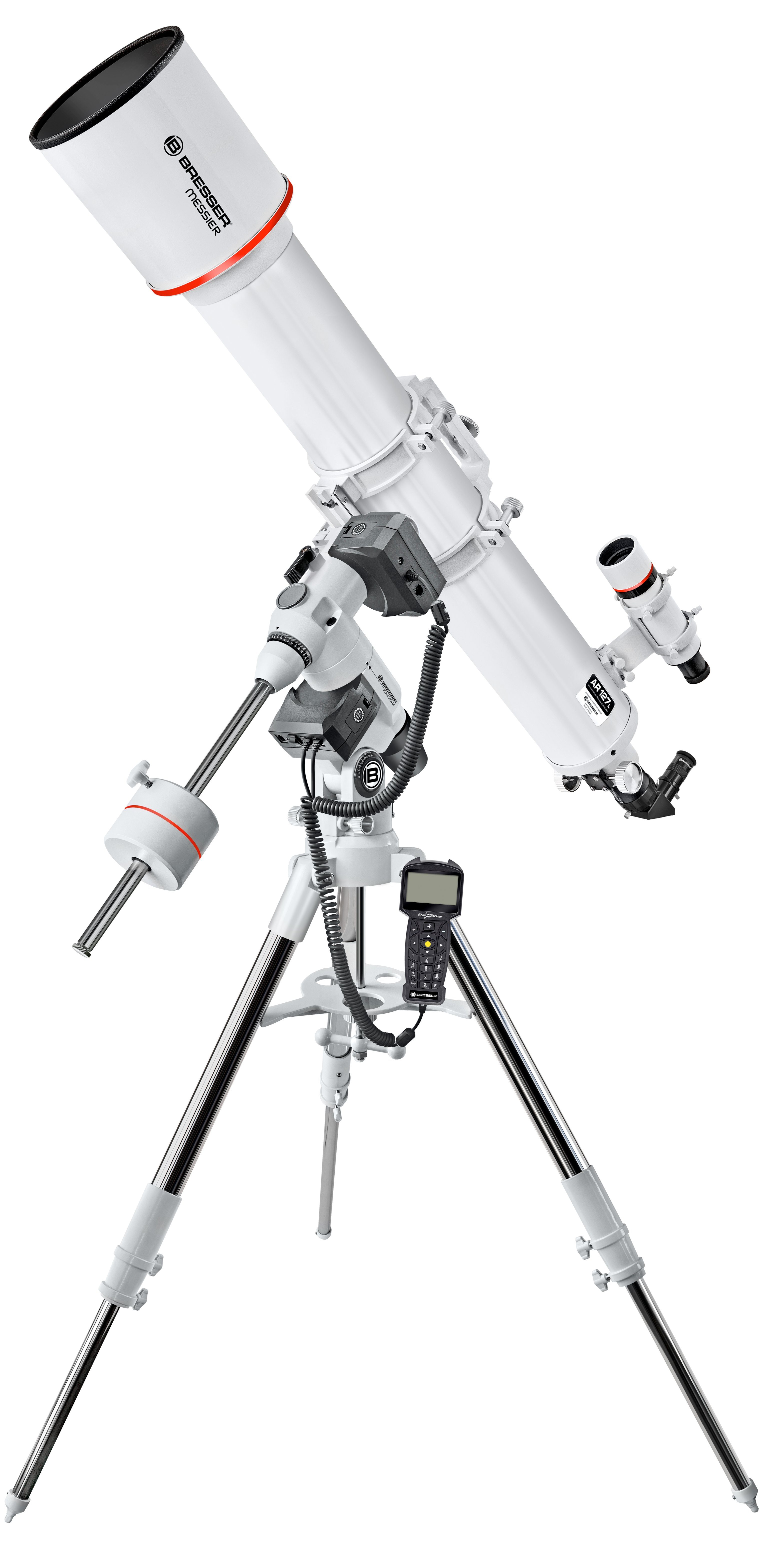 BRESSER Teleskop Messier Refraktor AR-127L/1200 EXOS-2 GoTo Hexafoc