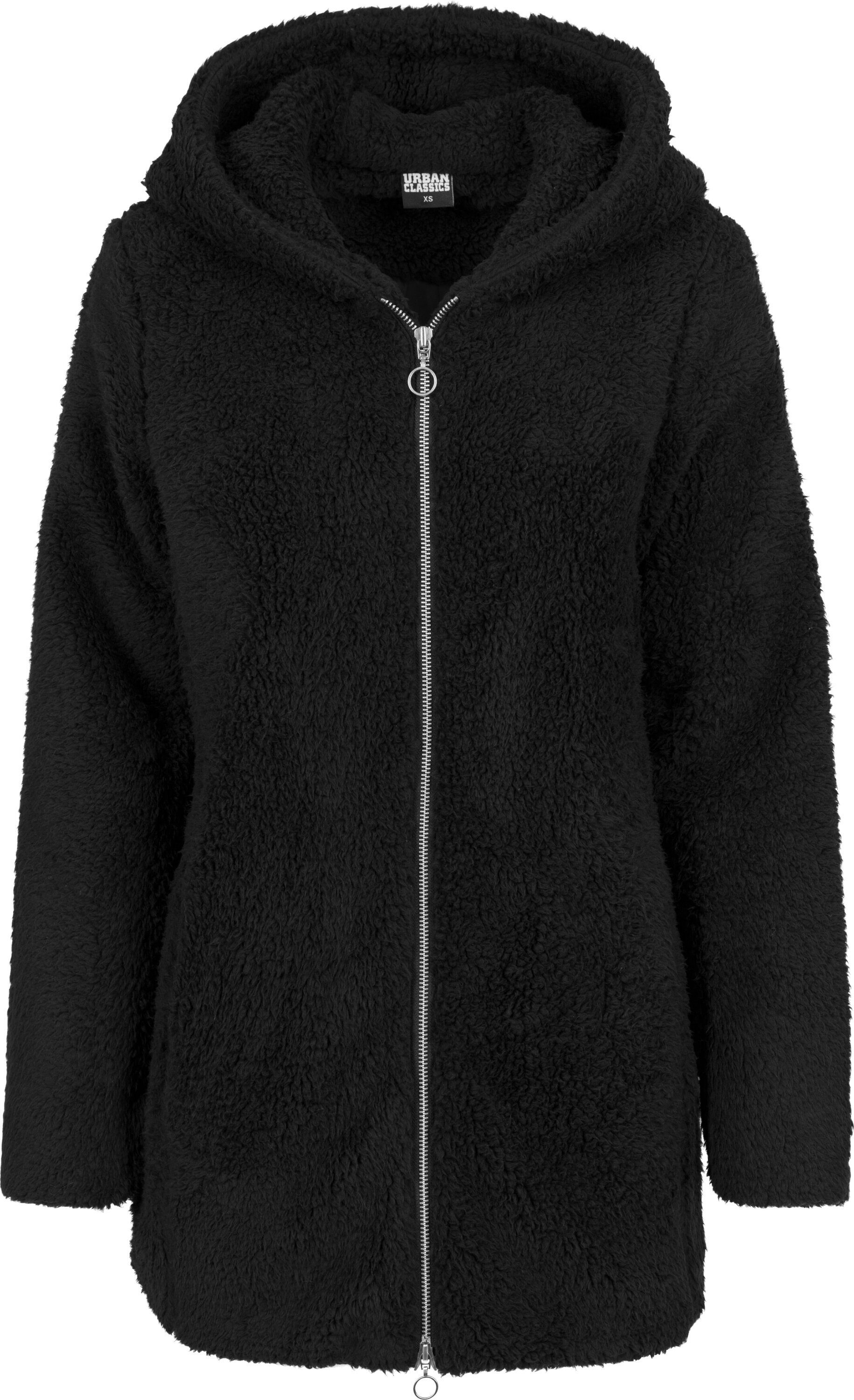 URBAN CLASSICS Outdoorjacke Damen Ladies Sherpa Jacket (1-St) black