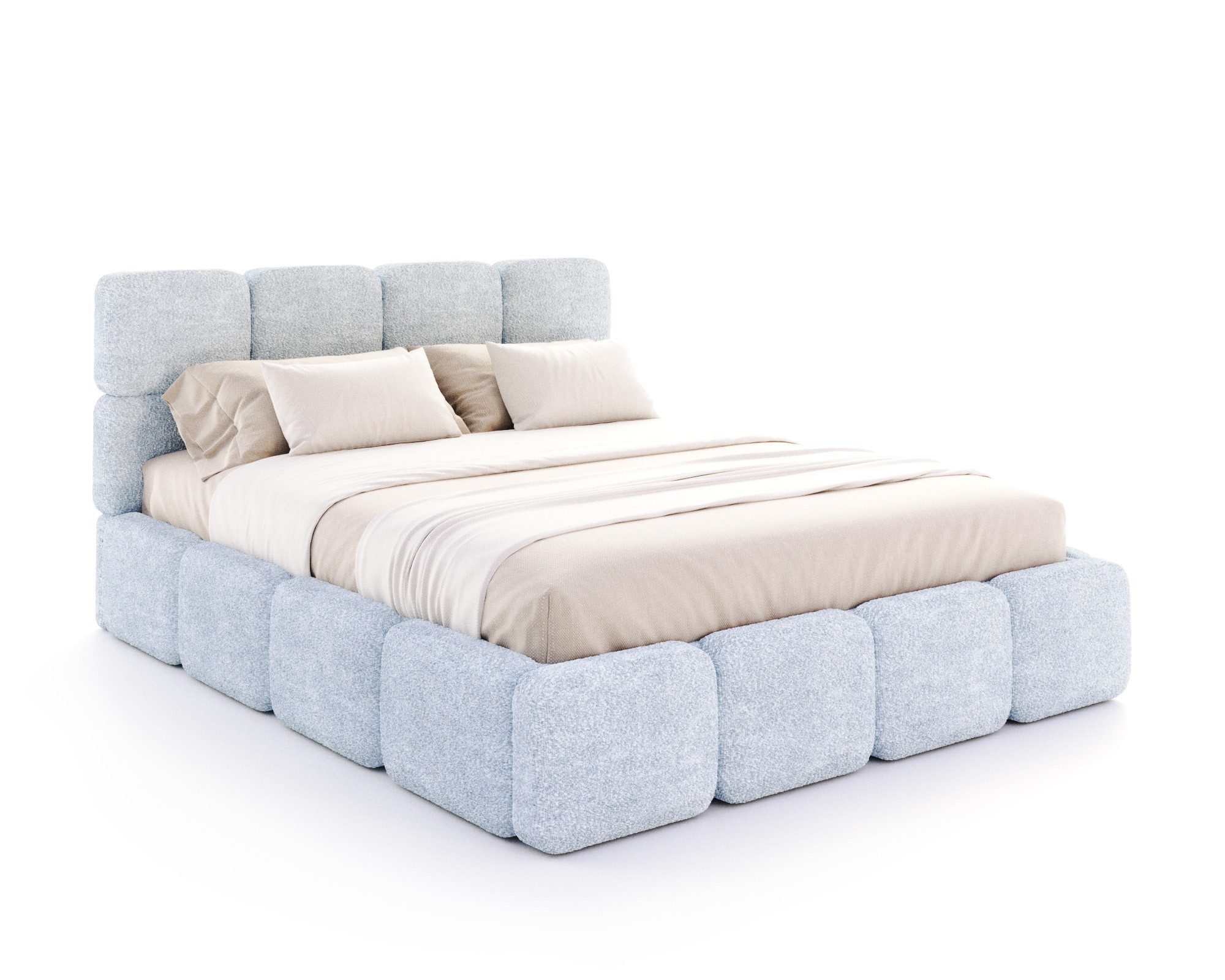 FDM Polsterbett CLOUDY Bettgestell Bett 140x200, günstig online kaufen