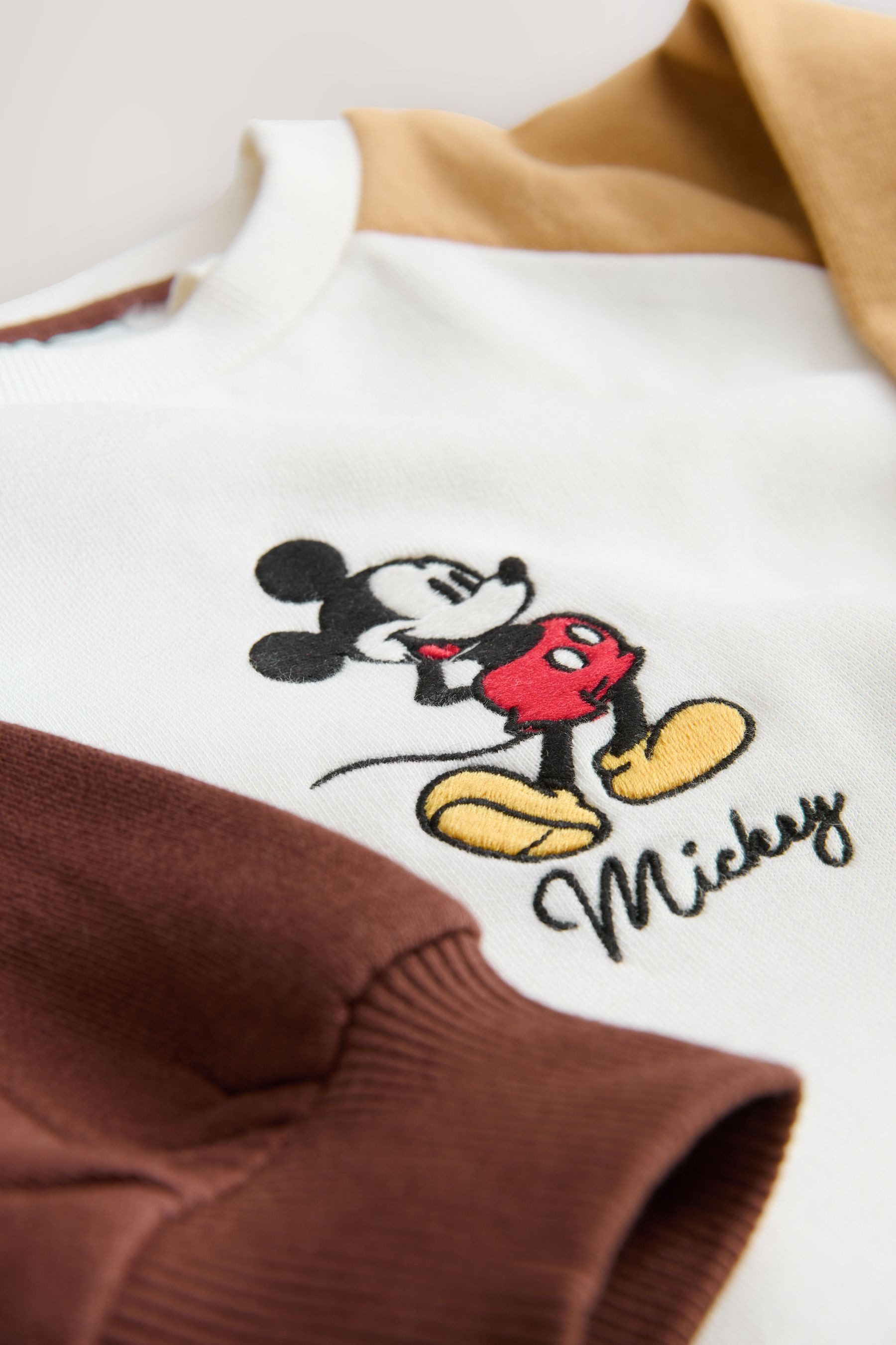 Next Sweatanzug Rundhals-Sweatshirt und Leggings, Mickey günstig online kaufen