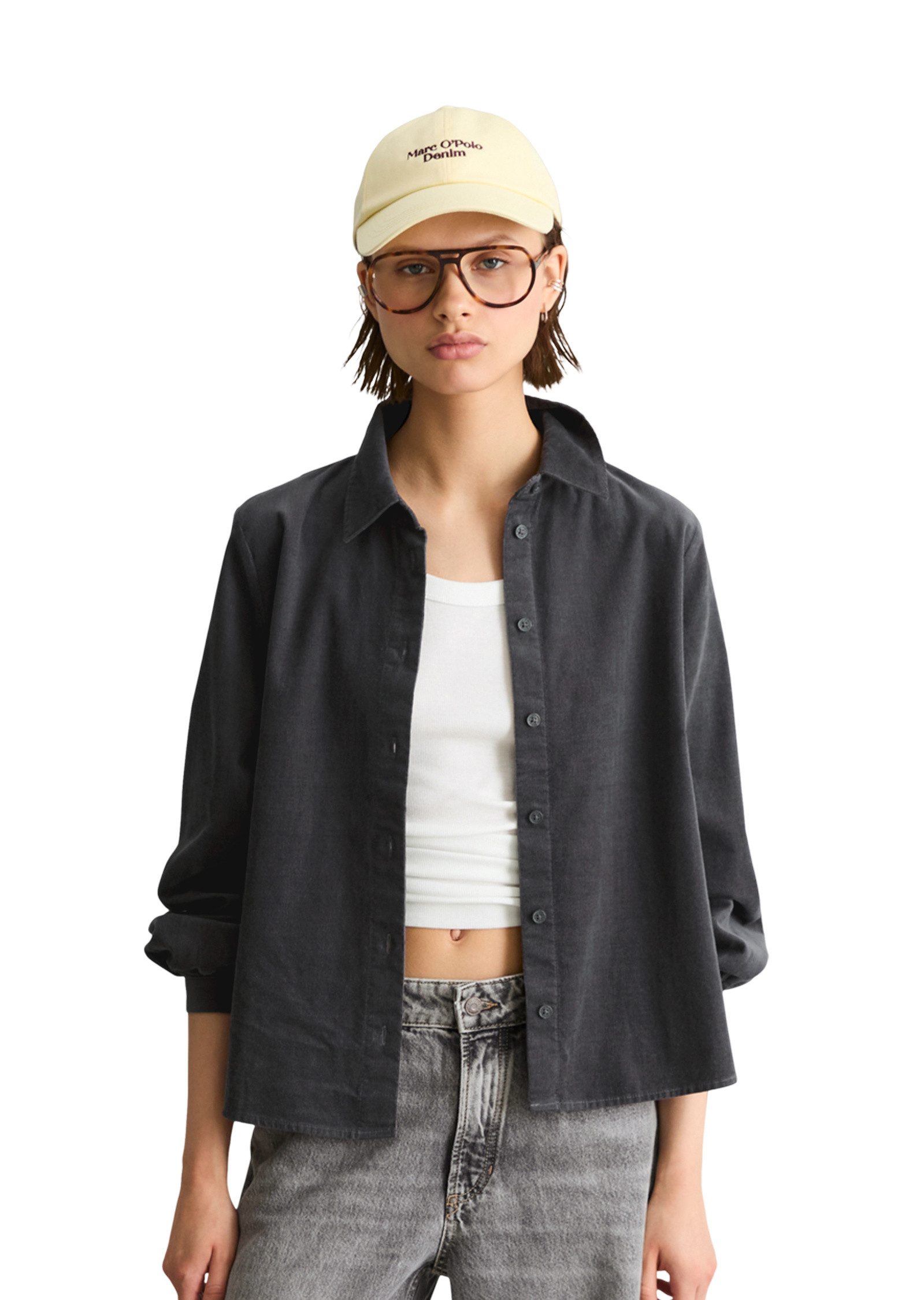Marc O'Polo DENIM Langarmbluse aus Organic Cotton