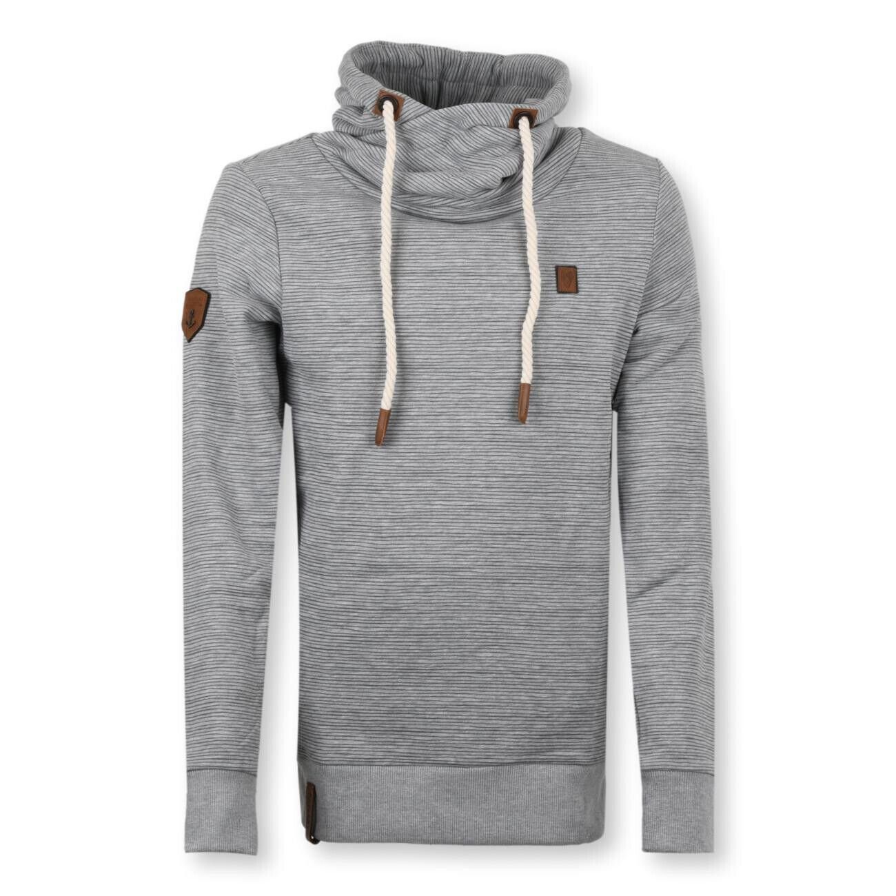 naketano Hoodie Herren Grey Stripes