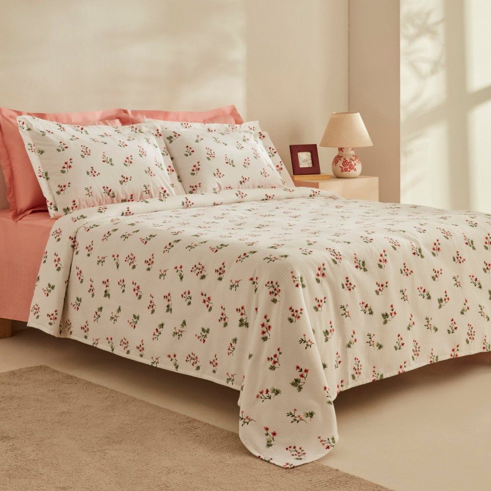 Karaca Bettwäsche Silvie 100% Baumwolle Doppelbett Tagesdecke Bettdecke Dec günstig online kaufen