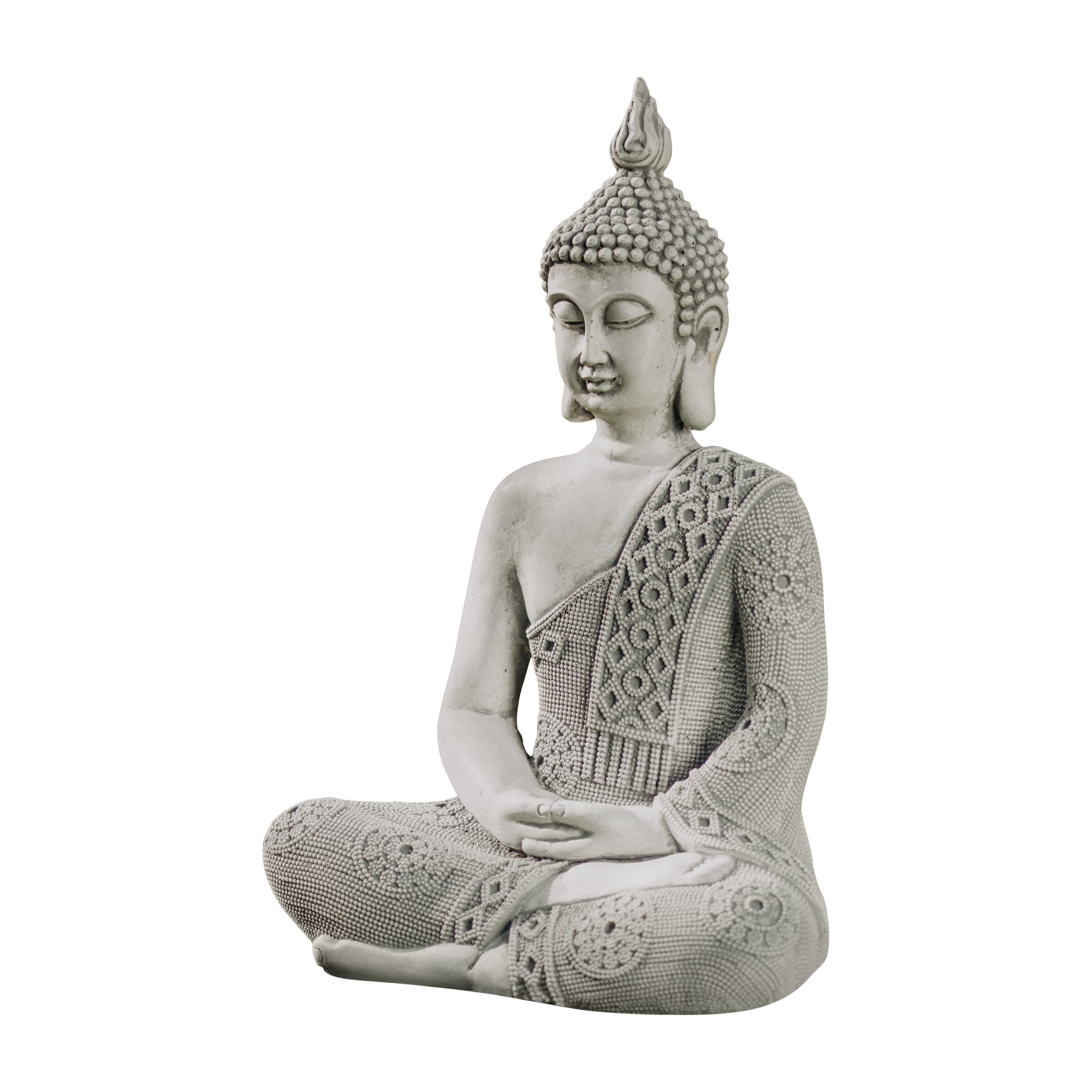 gartendekoparadies.de Gartenfigur Thailändische Buddha Statue, Steinguss, günstig online kaufen