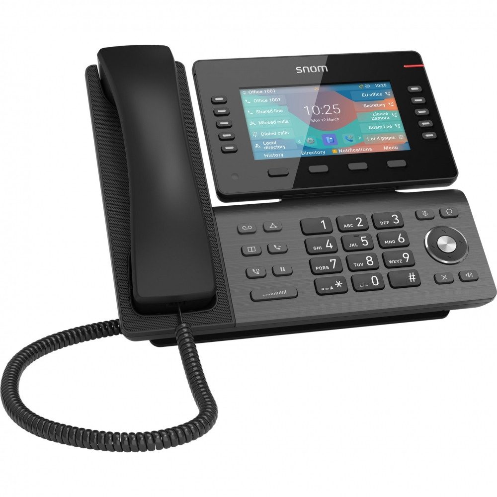 Snom D865 - VoIP-Telefon - schwarz Kabelgebundenes Telefon