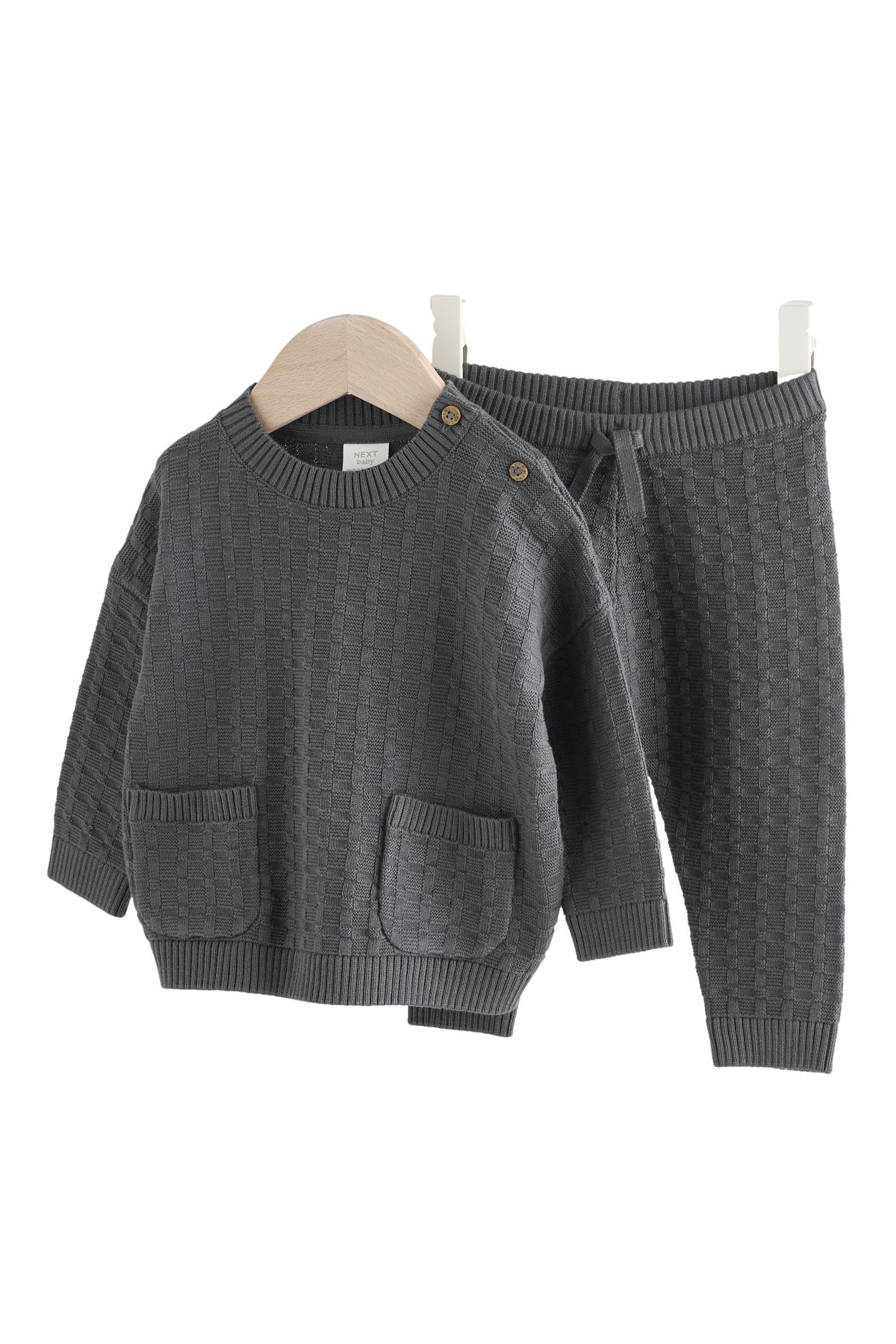 Next Вязаные свитера Baby Пуловеры und Leggings aus Strukturstrick (2-tlg)