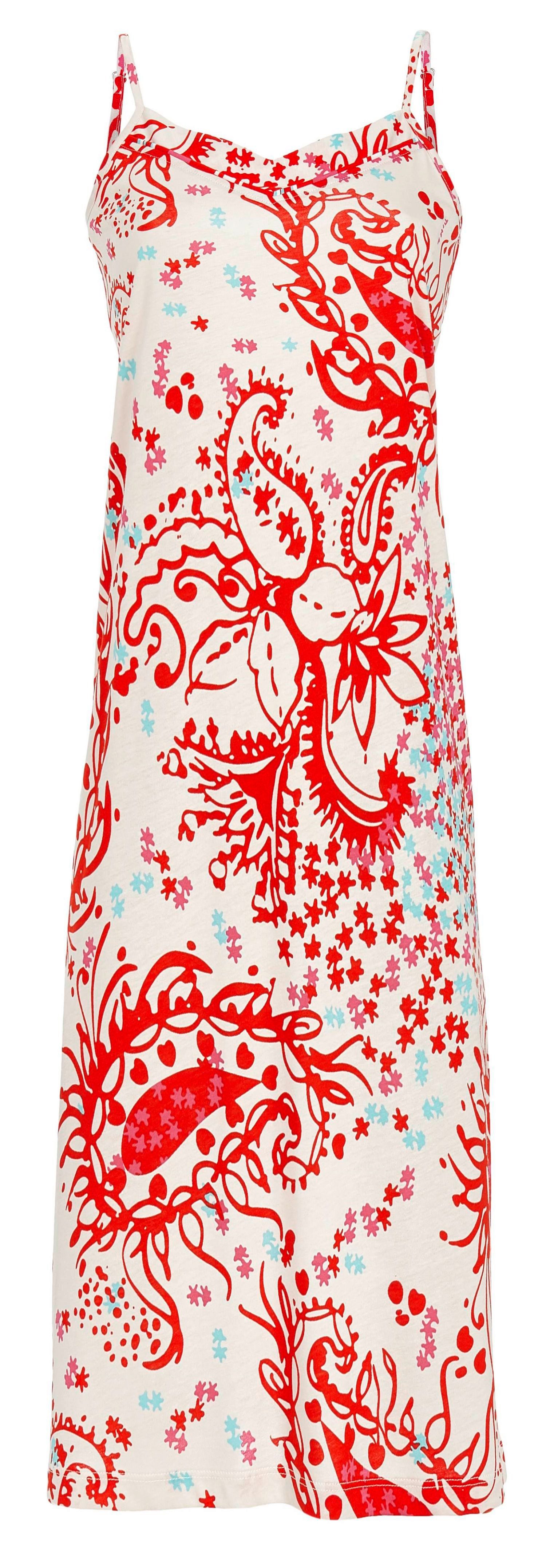 Ringella Nachthemd Damen Schlafshirt mit Spaghettiträger (1-tlg) Modisches Design