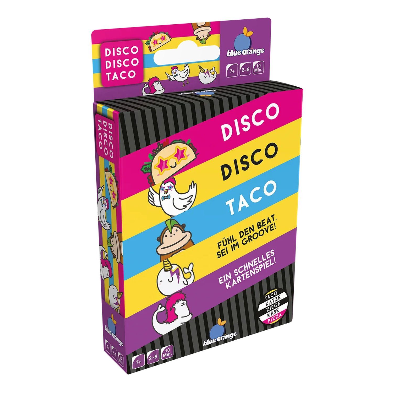 Asmodee Spiel Reaktionsspiel Disco Disco Taco für 2-8 Spieler ab 7 Jahren