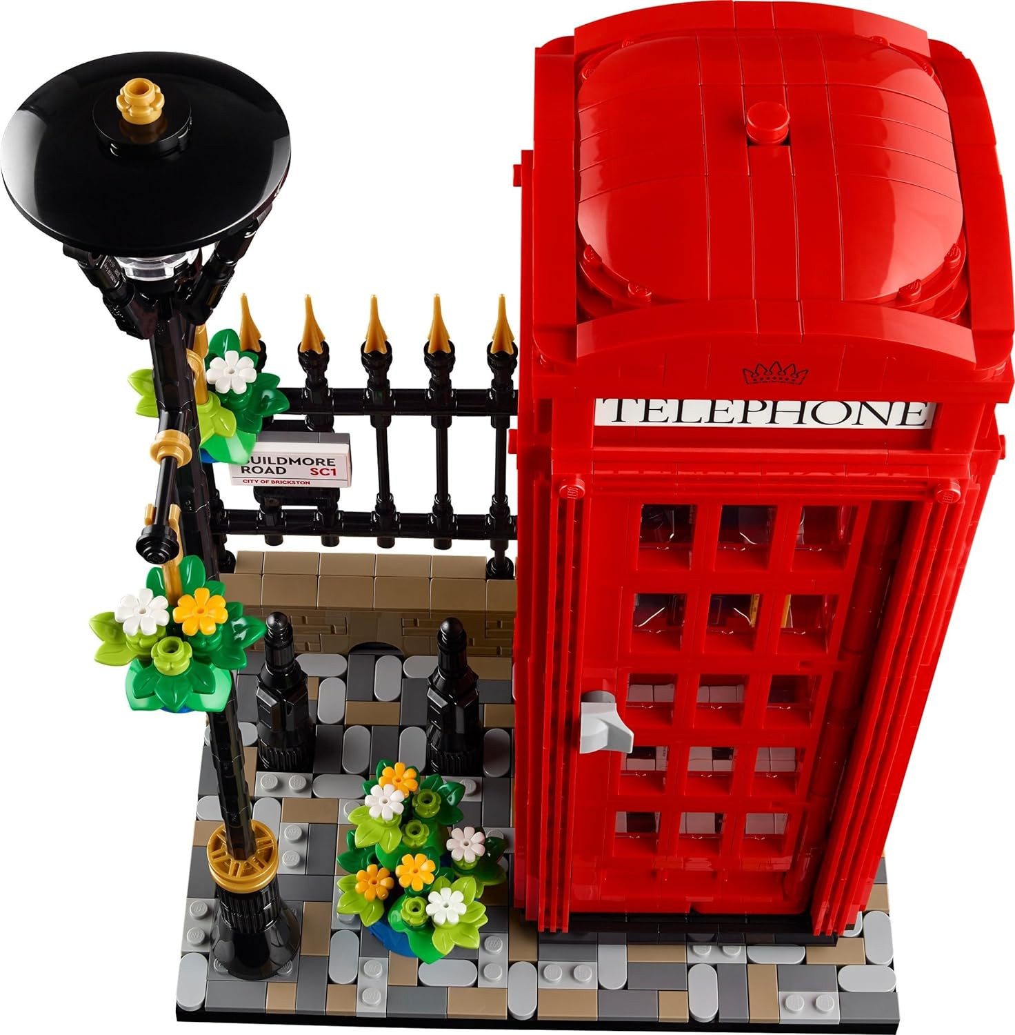 LEGO® Ideas - Rote Londoner Telefonzelle (21347) Konstruktions-Spielset, (Modell zum Aufstellen, 1460 St., Telephone Box)
