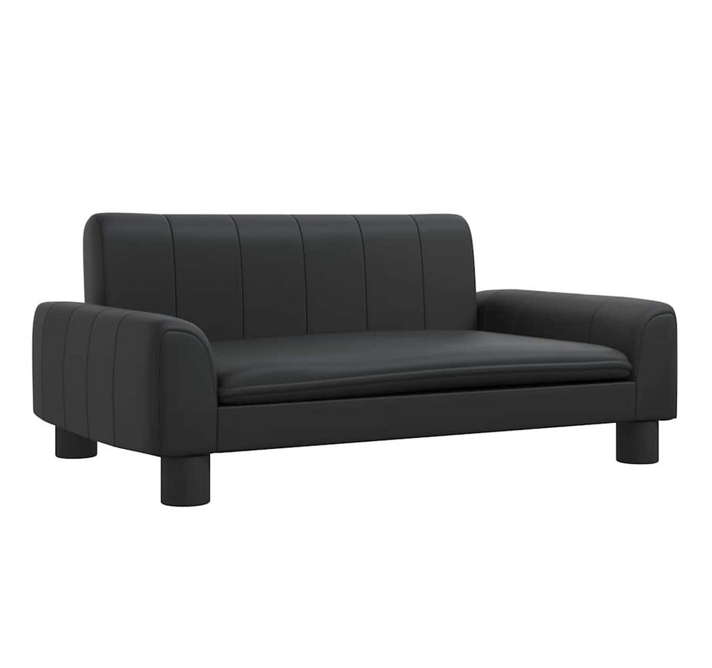Thumbnail - vidaXL Tierbett, Hundebett Schwarz 70x45x30 cm Kunstleder