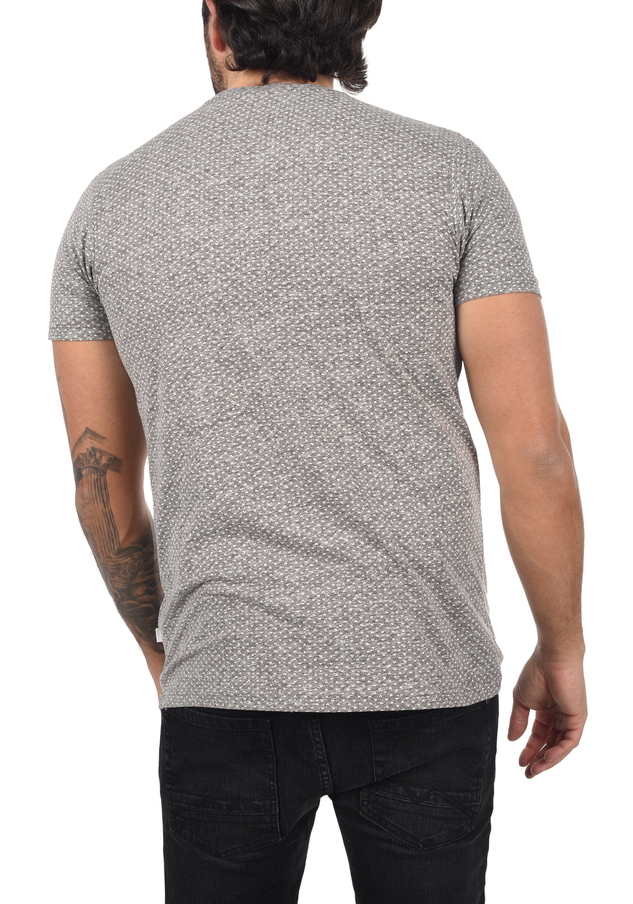 Solid Rundhalsshirt SDAlarico T-Shirt Grey (8236) Melange