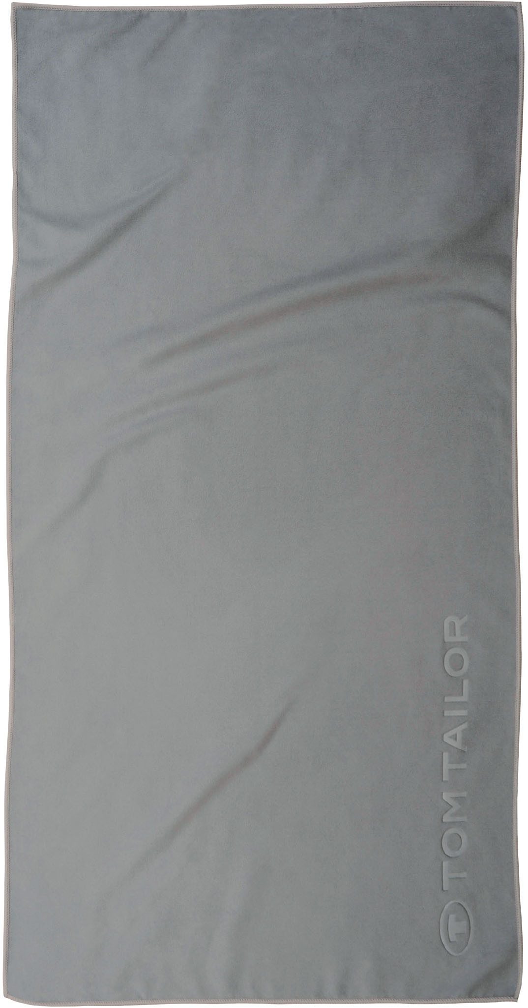 TOM TAILOR HOME Sporthandtuch Fitnesstuch COLOR BATH, Microfaser (1-St), Logo Prägung, Mikrofaser, weich, schnell trocknend