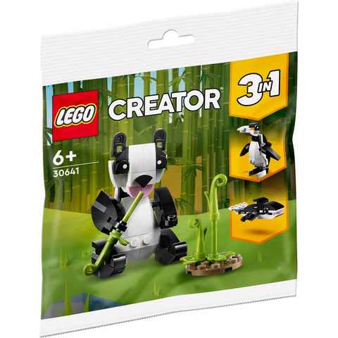 LEGO® Konstruktions-Spielset Creator 3-in-1 Pandabär 30641, (83 St)
