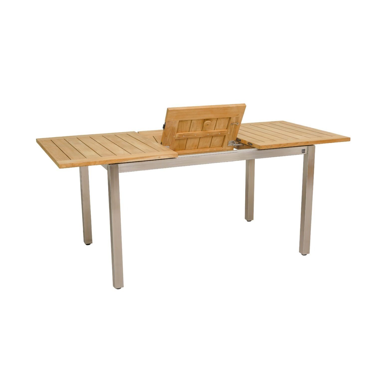CASA DOMA Gartentisch Ugento, Edelstahl/Teak, ausziehbar, günstig online kaufen
