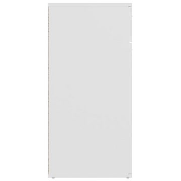 vidaXL Sideboard Sideboard Weiß 80x36x75 cm Holzwerkstoff (1 St)