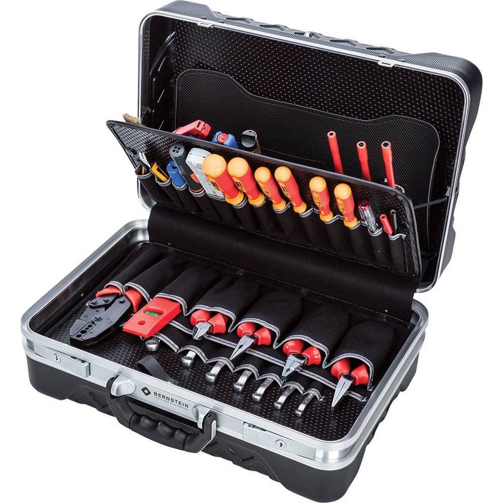 Bernstein Tools Werkzeugkoffer Elektronik-Werkzeugkoffer Security 55tlg | Werkzeugkoffer