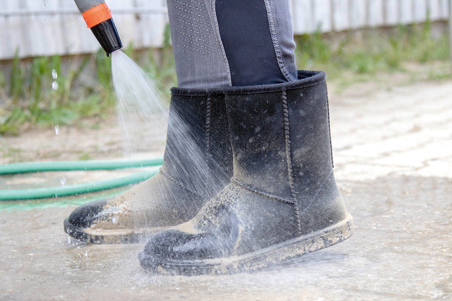 Allwetterstiefel HKM Reitstiefelette mauve -Davos- (8705)