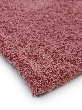 Teppich Silky, carpetfine, rund, Höhe: 20 mm, Shaggy, Langflor, uni, besonders weich, handarbeit