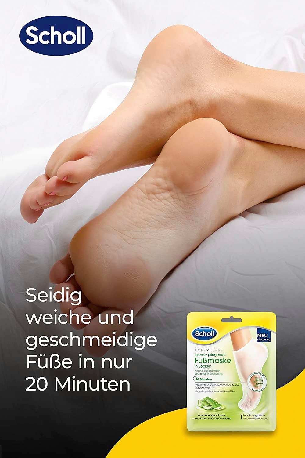 Scholl Fußmaske ExpertCare, mit in Vera pflegend intensiv Socken Aloe