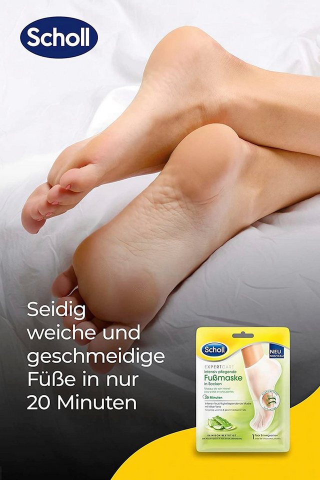Scholl Fußmaske ExpertCare, mit Aloe Vera in Socken intensiv pflegend