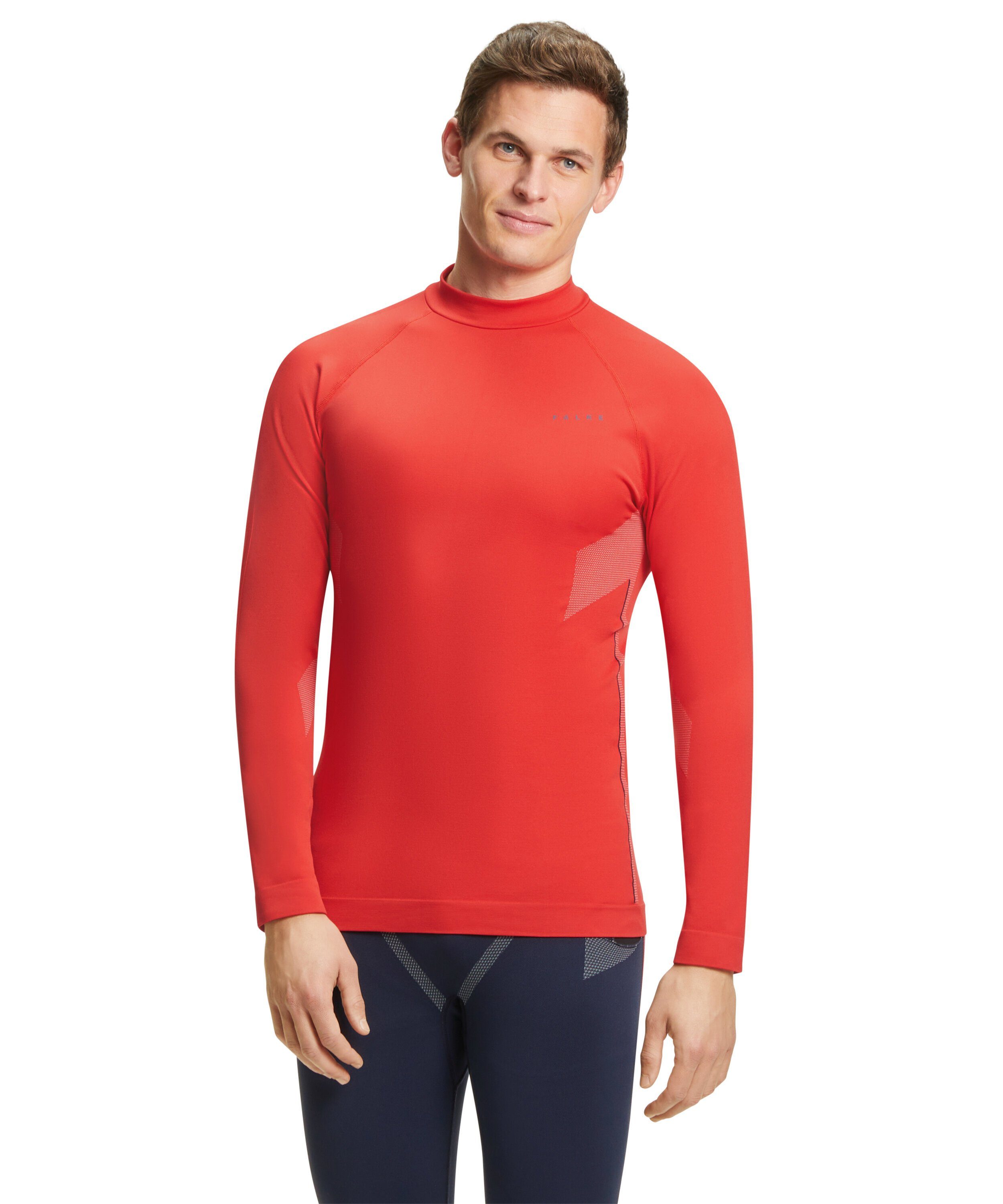 FALKE Funktionsshirt Maximum Warm (1-tlg) aus feuchtigkeitsregulierendem Material tangerine (8097)