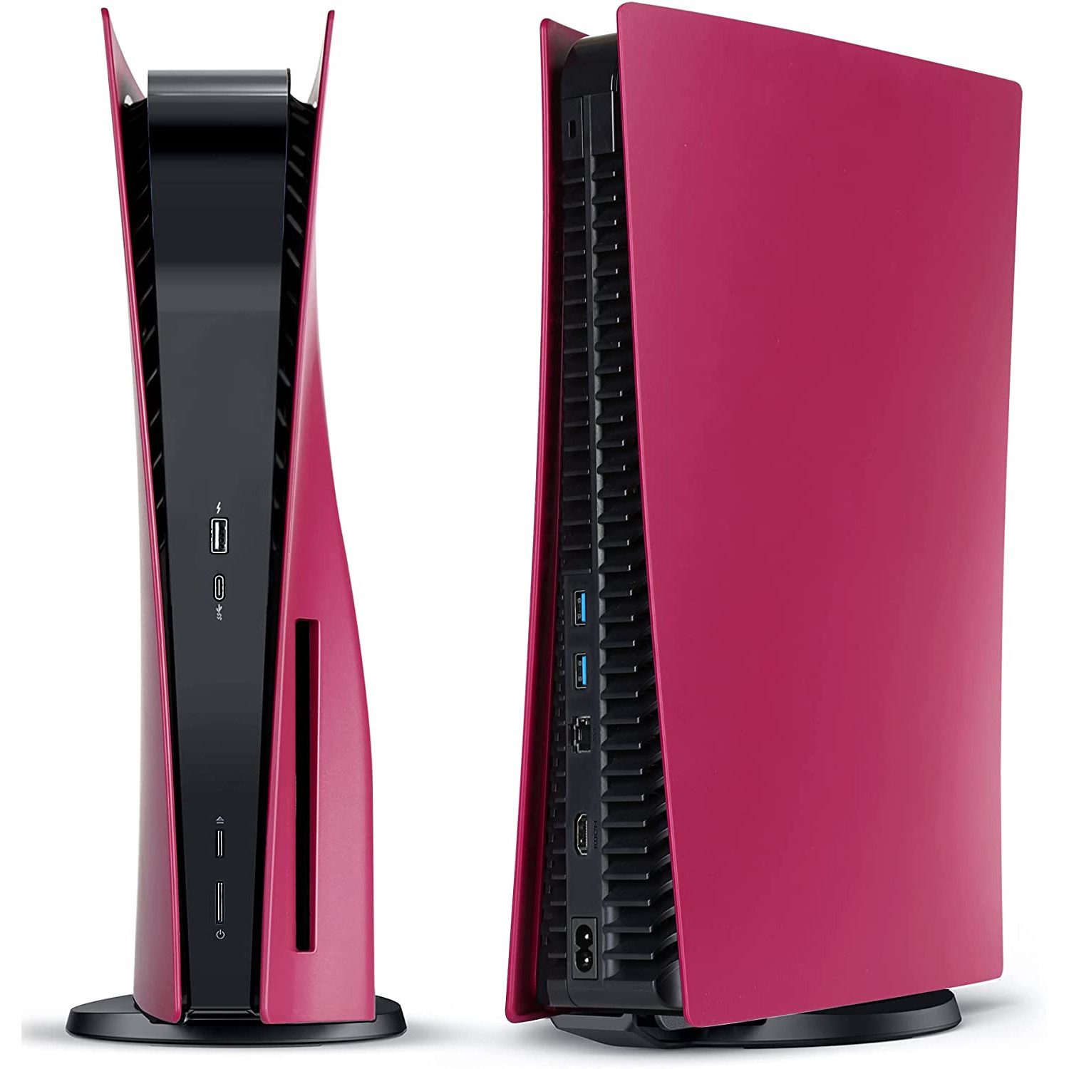 TUWENA Playstation-Halterung PS5 Bildbausteine Hülle Cover Playstation 5 Standard, (Hartes Stoßfeste Seitenplatten Shell)
